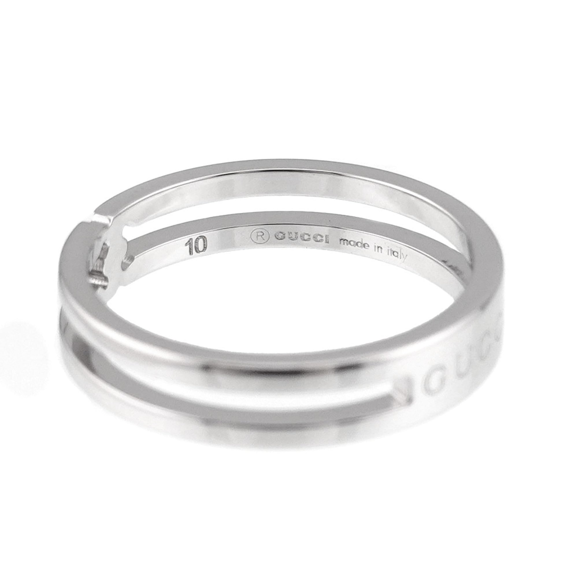Gucci White Gold (18K) Band Ring (Pre-Owned)