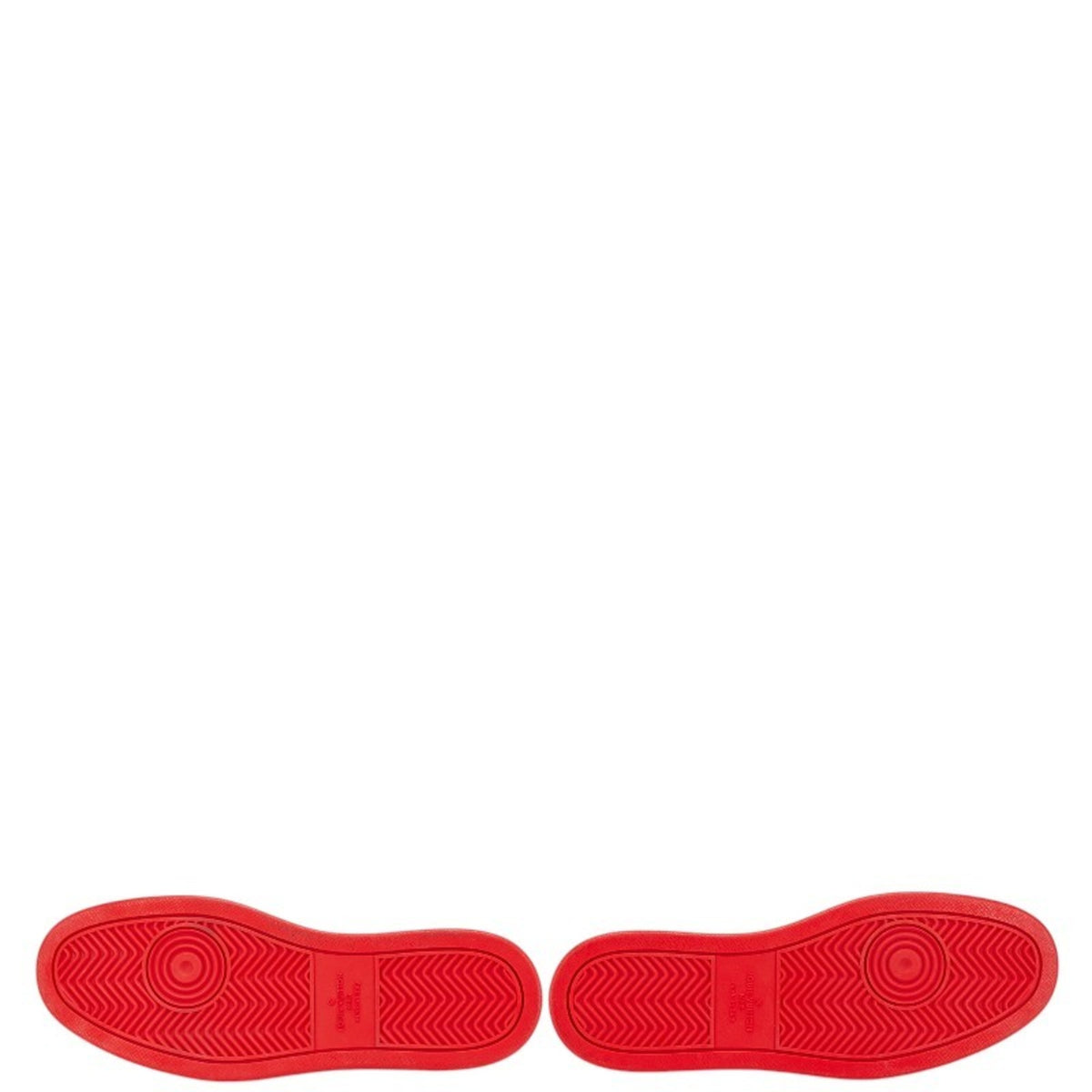 Louis Vuitton Red Color White Sneakers (Pre-Owned)