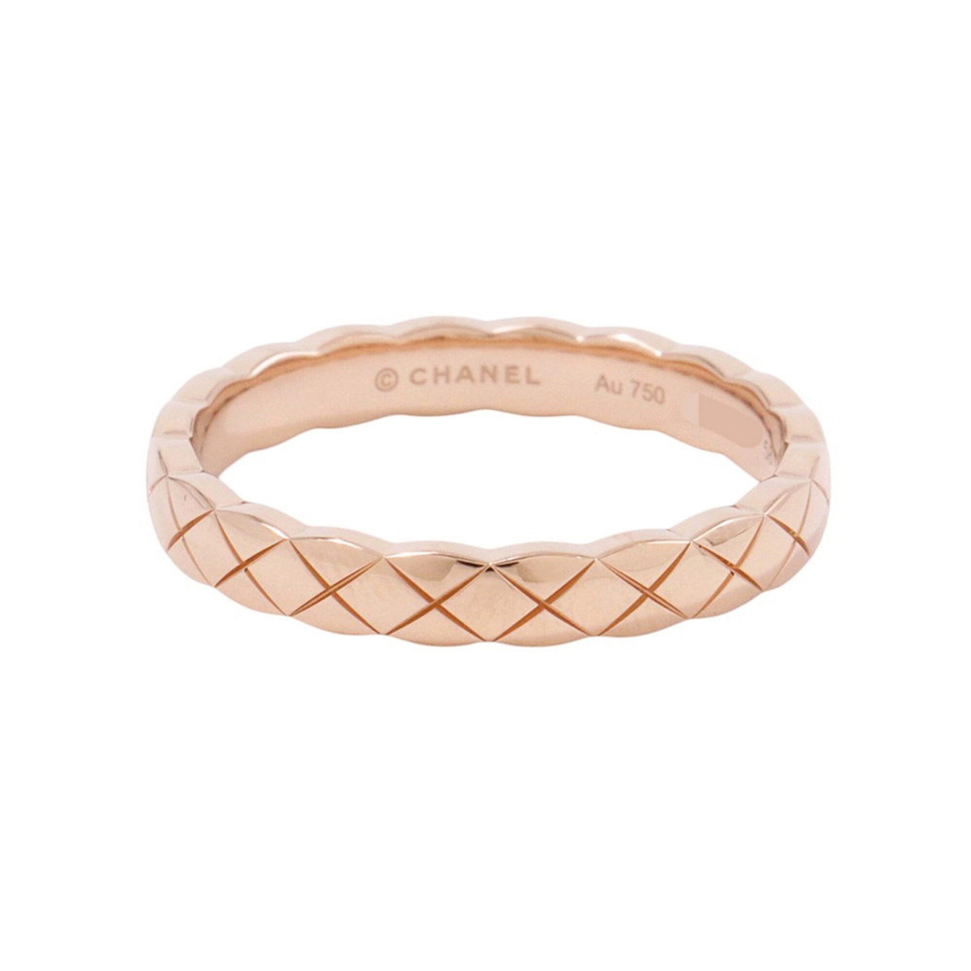 Chanel Pink Gold (18K) Band Ring (Pre-Owned)