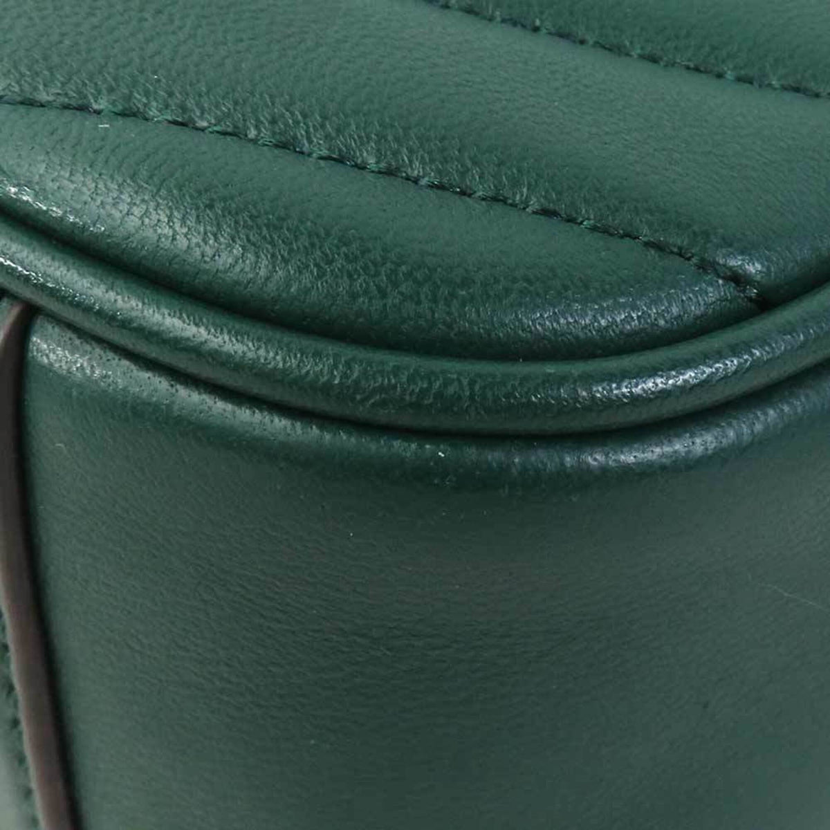 Tory Burch Green Leather Shoulder Bag (Pre-Owned)