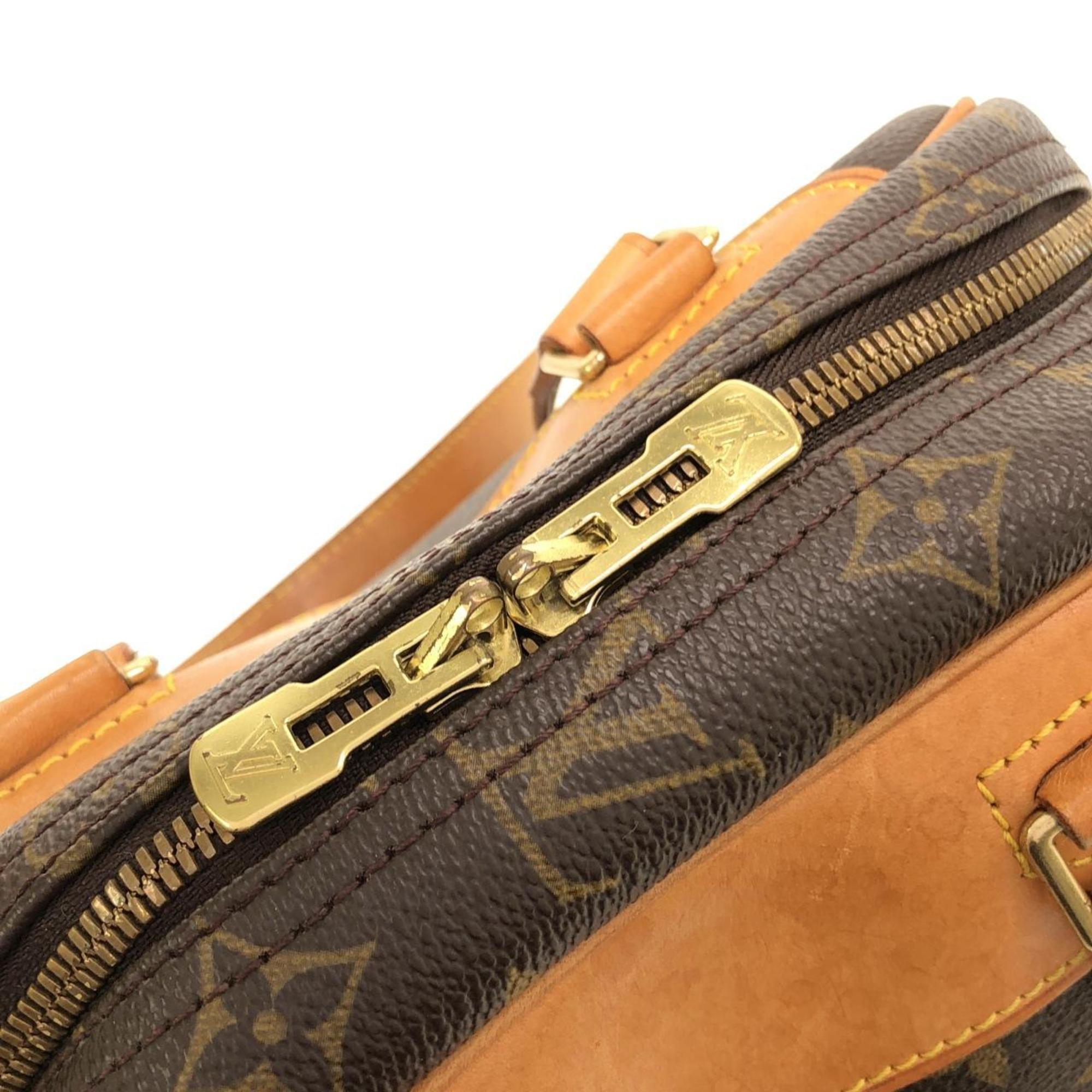 Louis Vuitton Marron Coated Canvas Handbag (Pre-Owned)