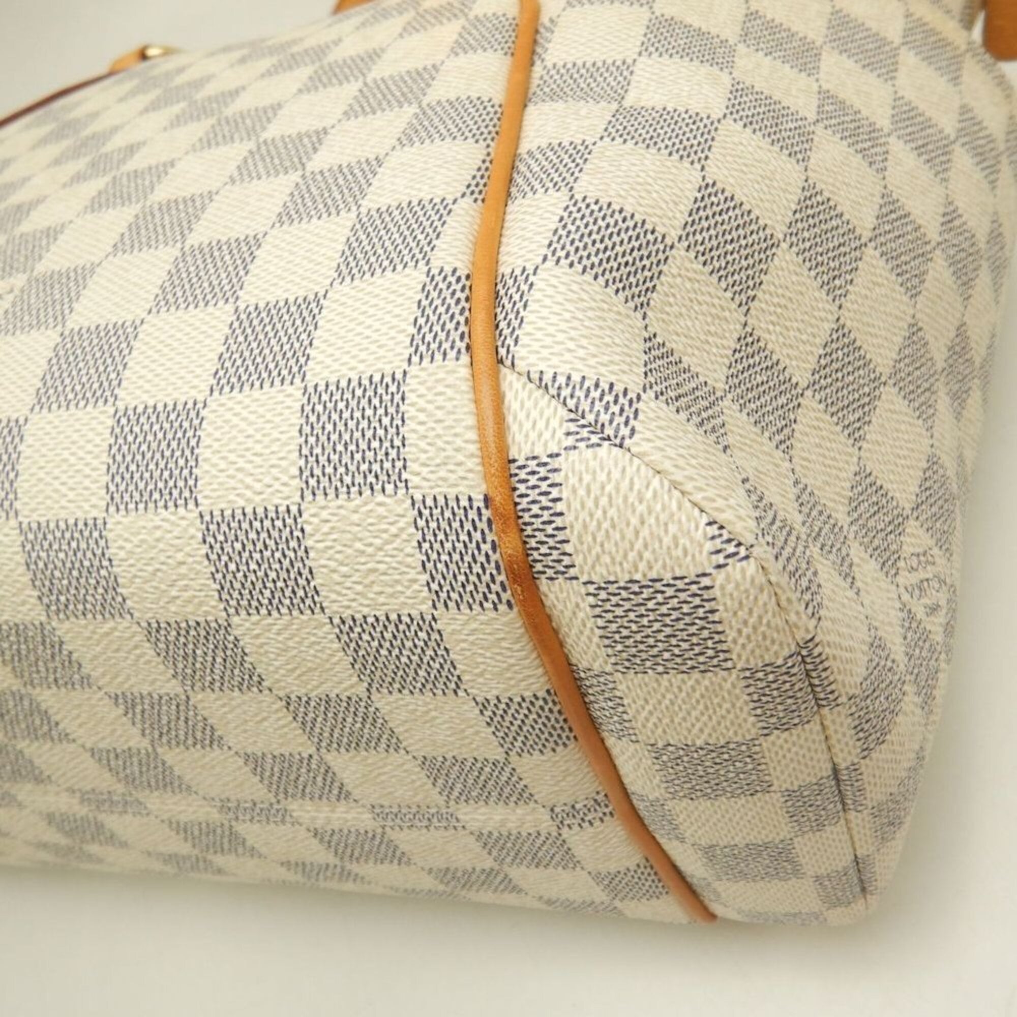 Louis Vuitton Azur Coated Canvas Leather Tote Bag (Pre-Owned)