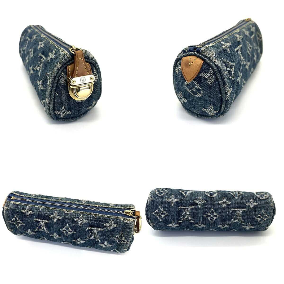 Louis Vuitton Monogram Monogram Denim Pouch (Pre-Owned)