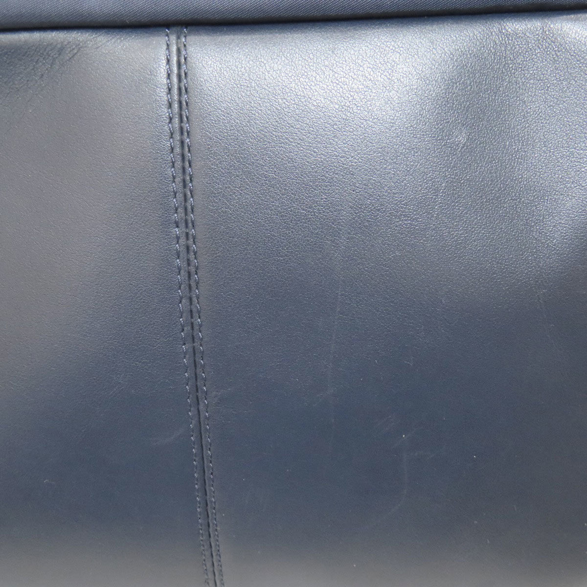 Coach Blue Navy Leather Backpack (Pre-Owned)