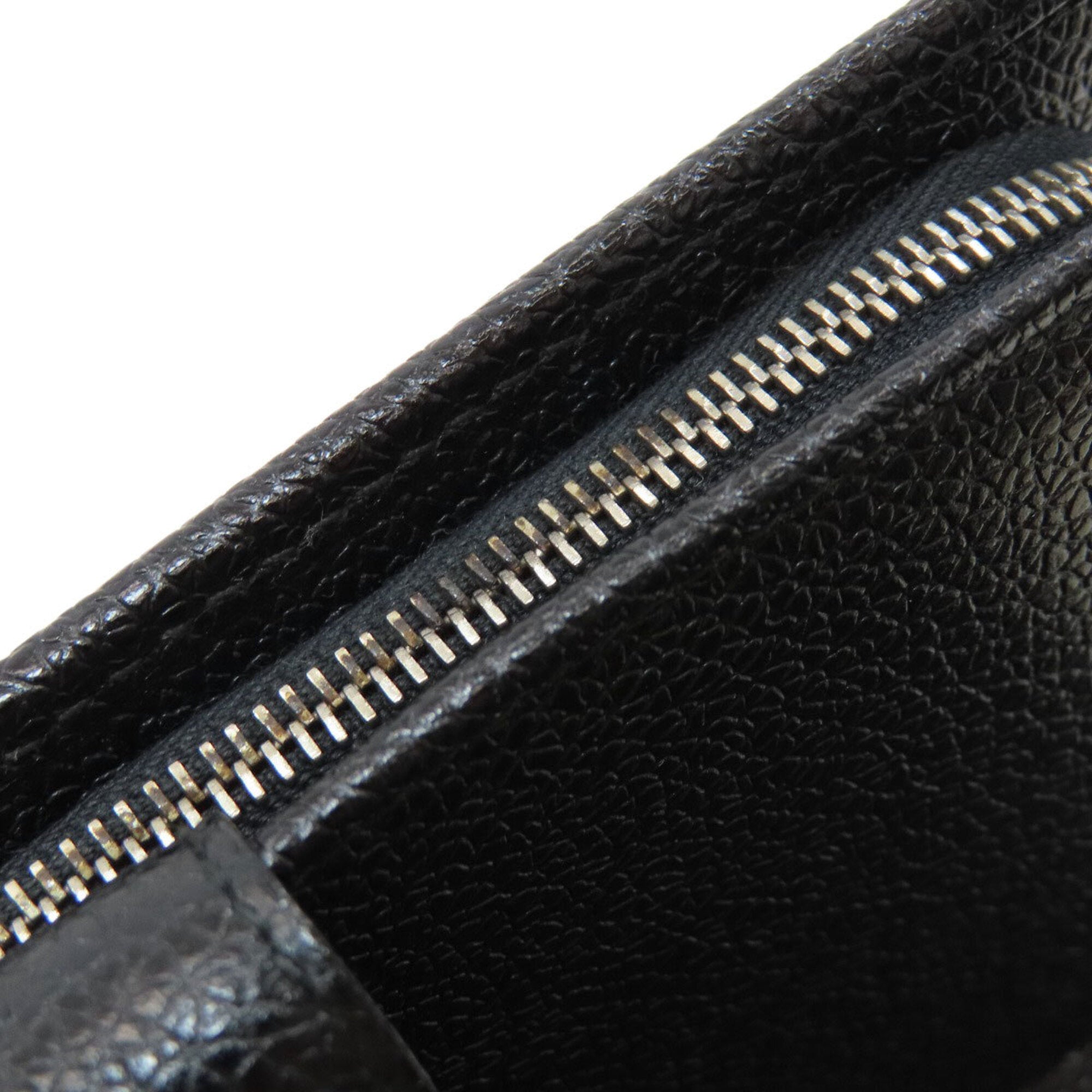Bvlgari Bvlgari Bvlgari Black Leather Long Wallet (Bi-Fold) (Pre-Owned)