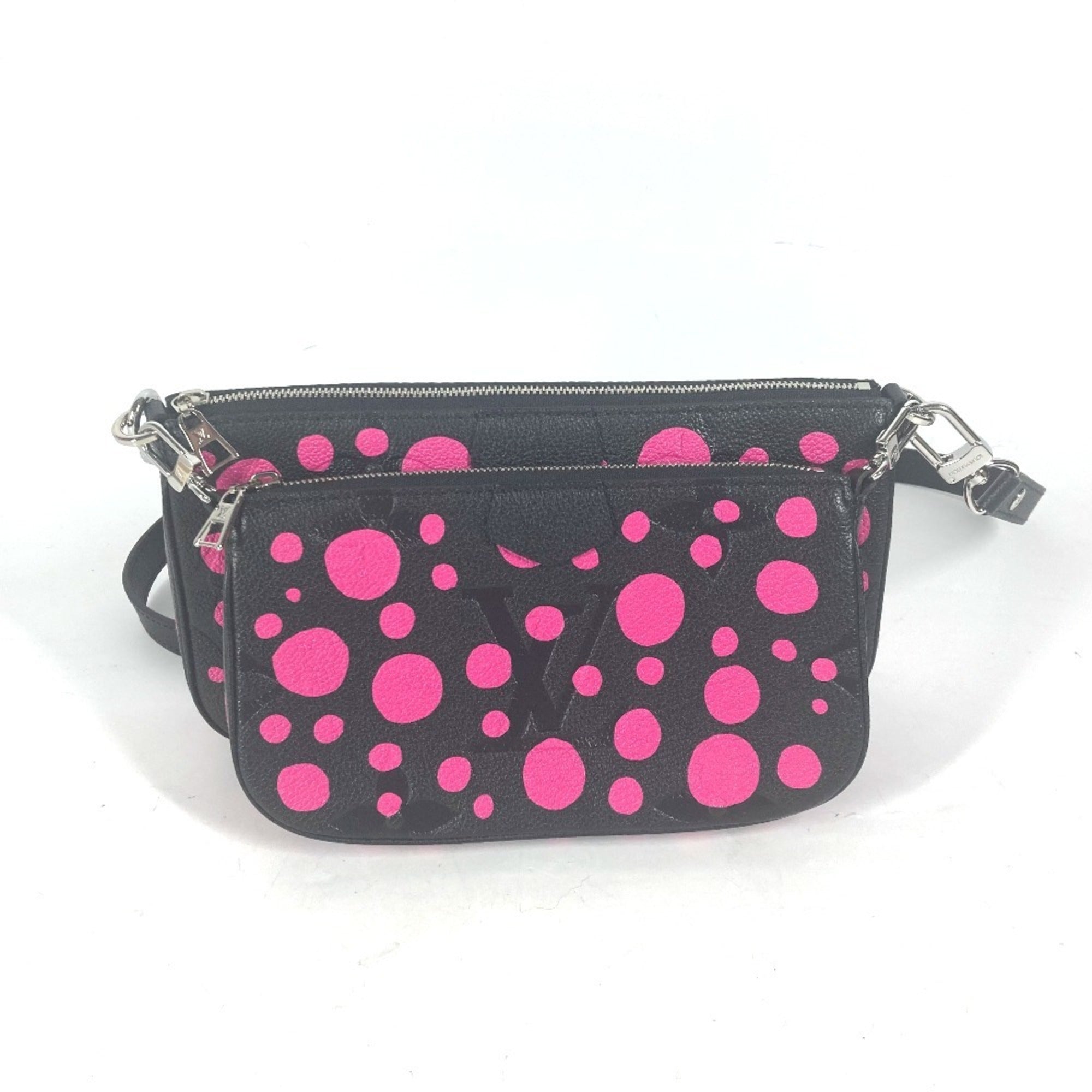 Louis Vuitton Black Pink Monogram Empreinte Pochette Shoulder Bag (Pre-Owned)