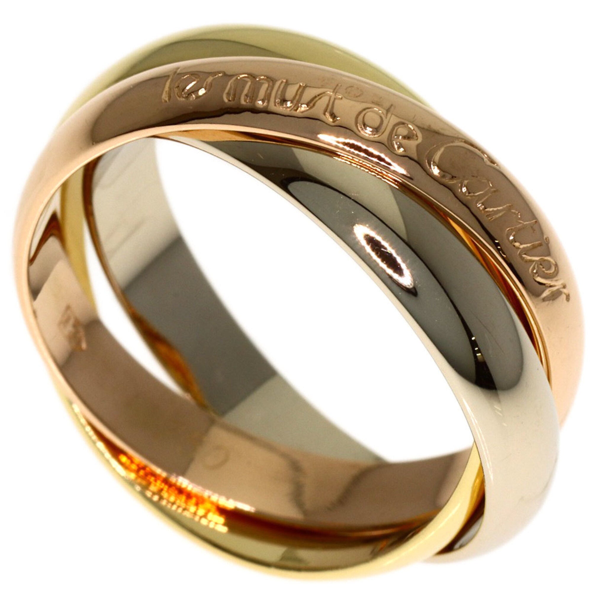 Cartier Yellow Gold (18K) Pink Gold (18K) White Gold (18K) Band Ring (Pre-Owned)