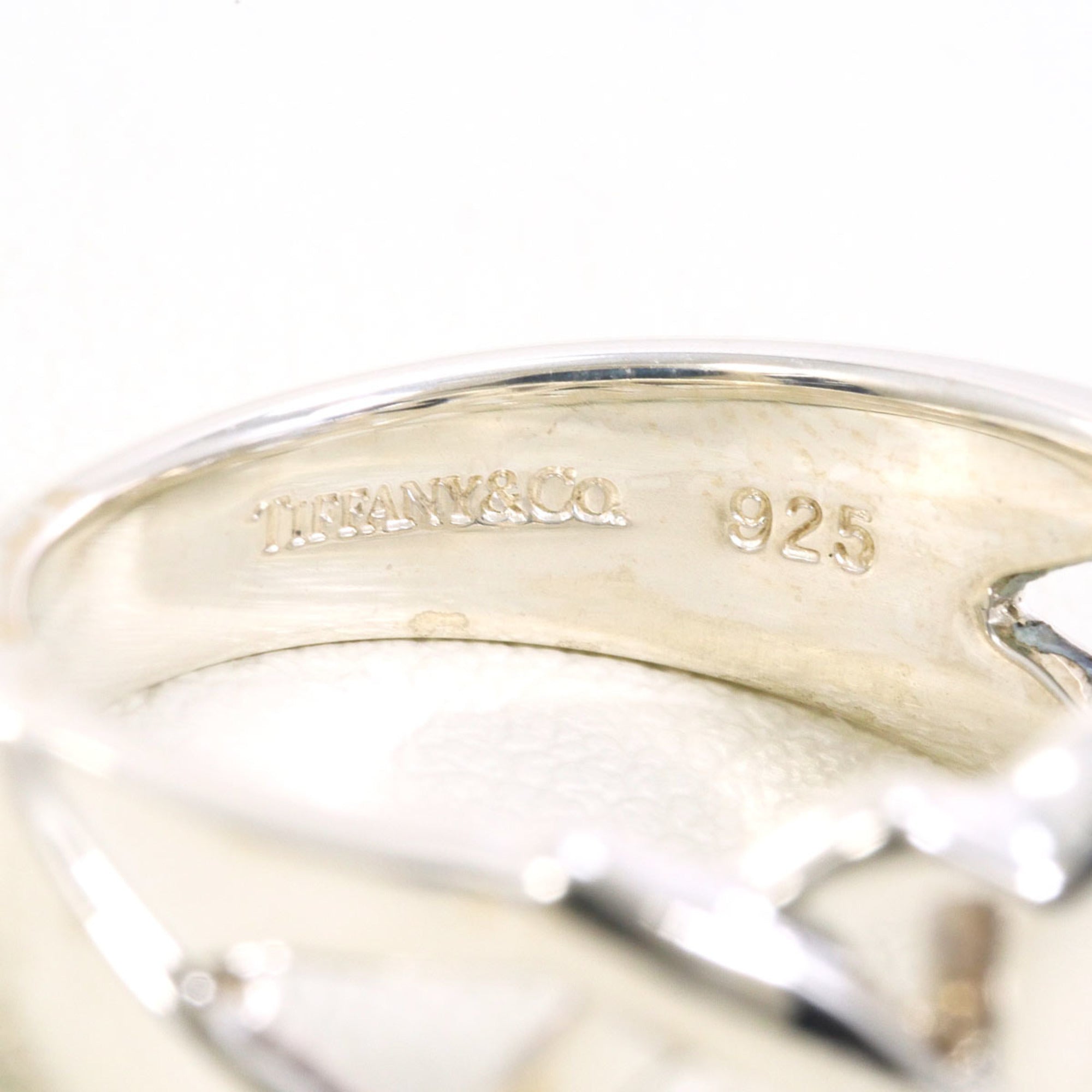 Tiffany Silver 925 Band Ring (Pre-Owned)