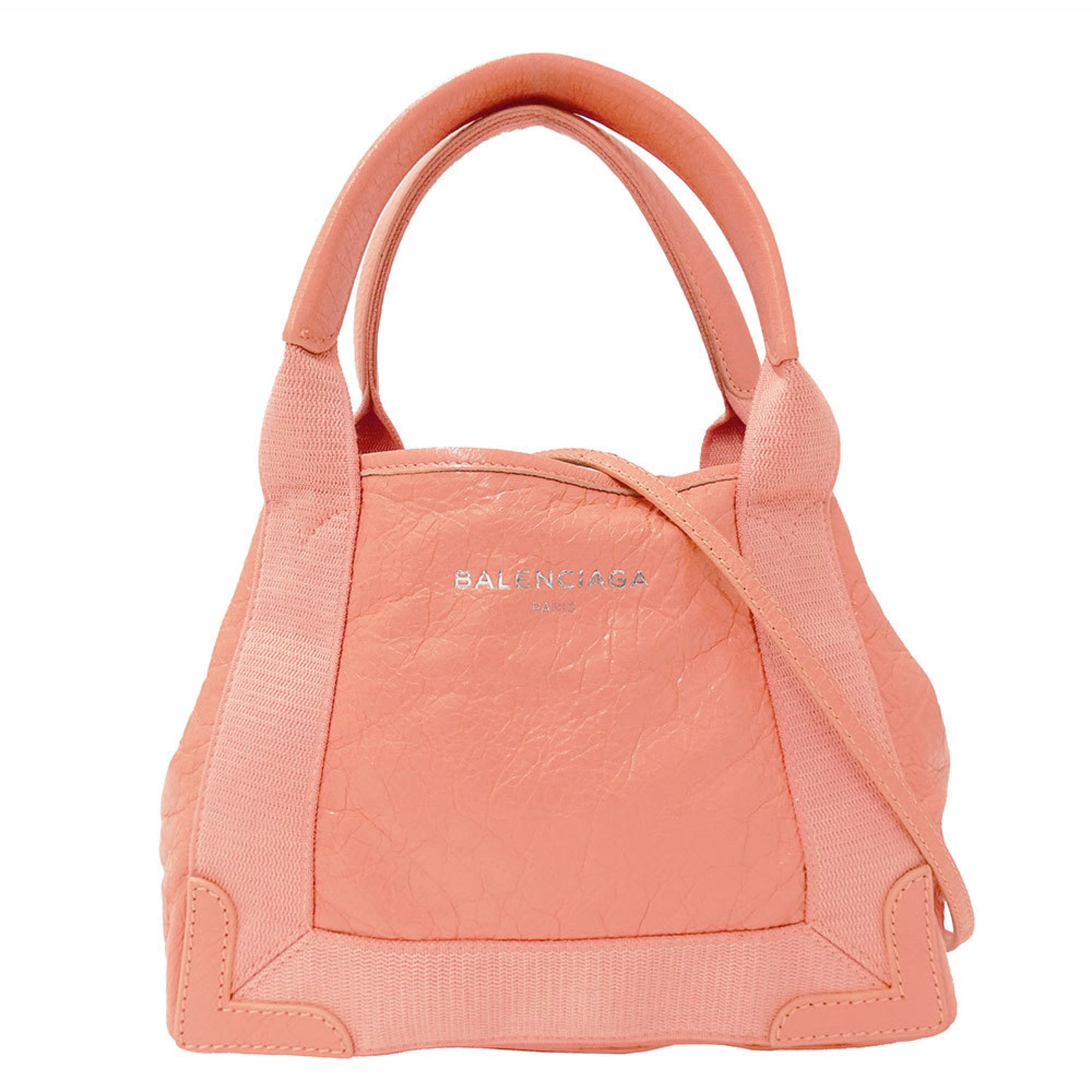 Balenciaga Salmon Pink Leather Handbag Shoulder Bag (Pre-Owned)