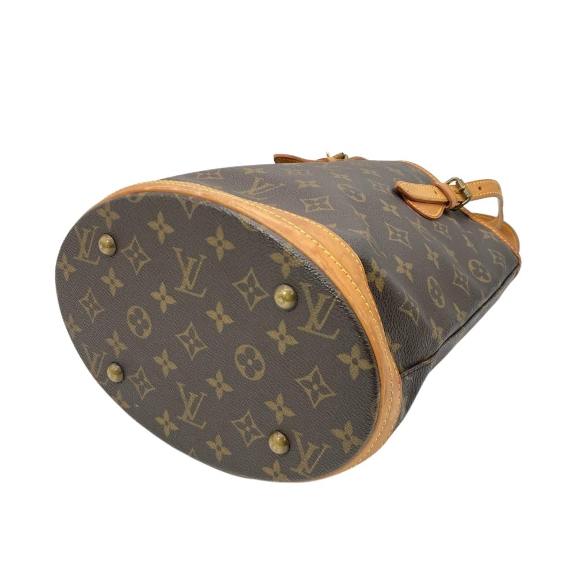 Louis Vuitton Brown Monogram Canvas Handbag Tote Bag (Pre-Owned)