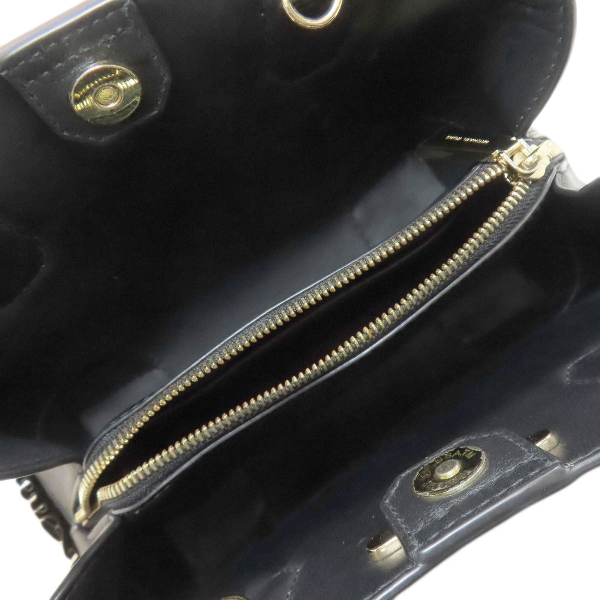 Michael Kors Black Leather Handbag (Pre-Owned)
