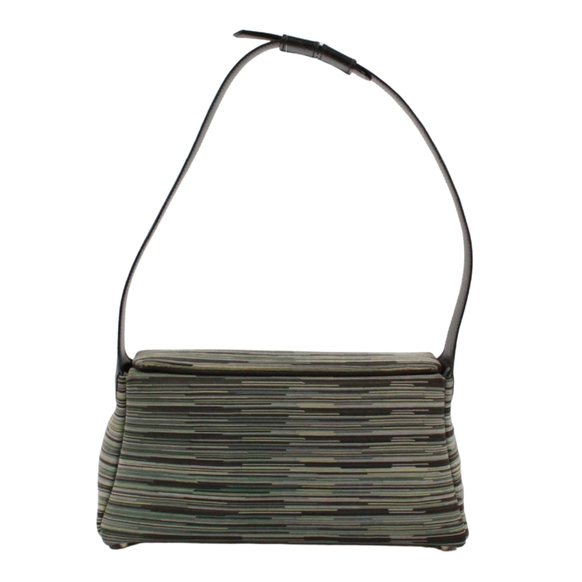 Hermes Black Green Vibrato Leather Leather Shoulder Bag (Pre-Owned)