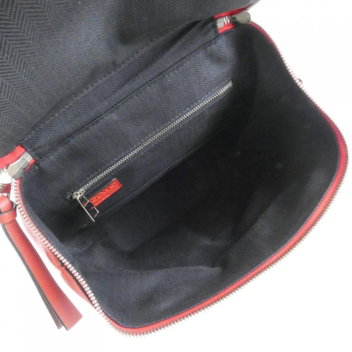 Loewe Red Color Leather Backpack (Pre-Owned)