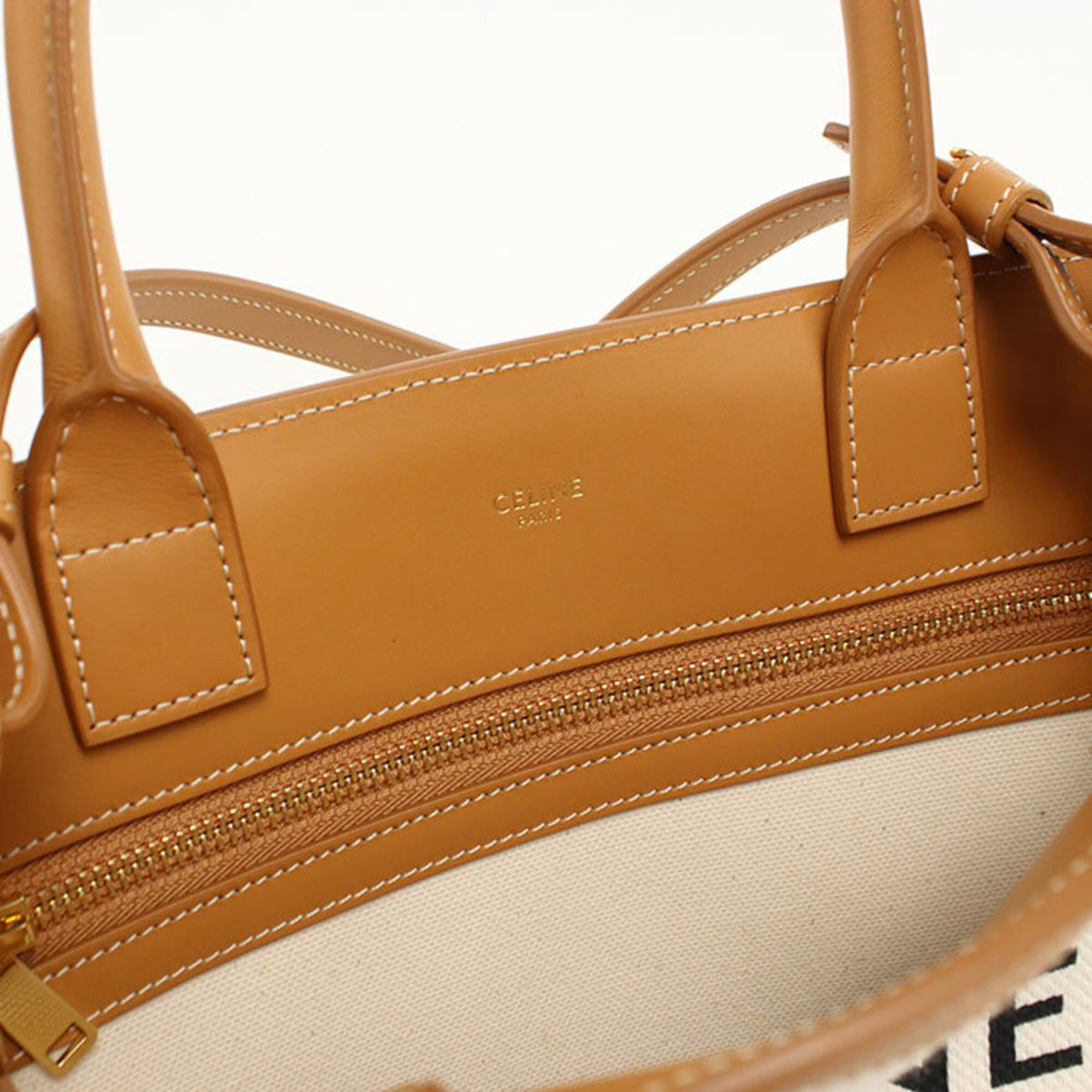 Celine White Canvas Tote Bag (Pre-Owned)