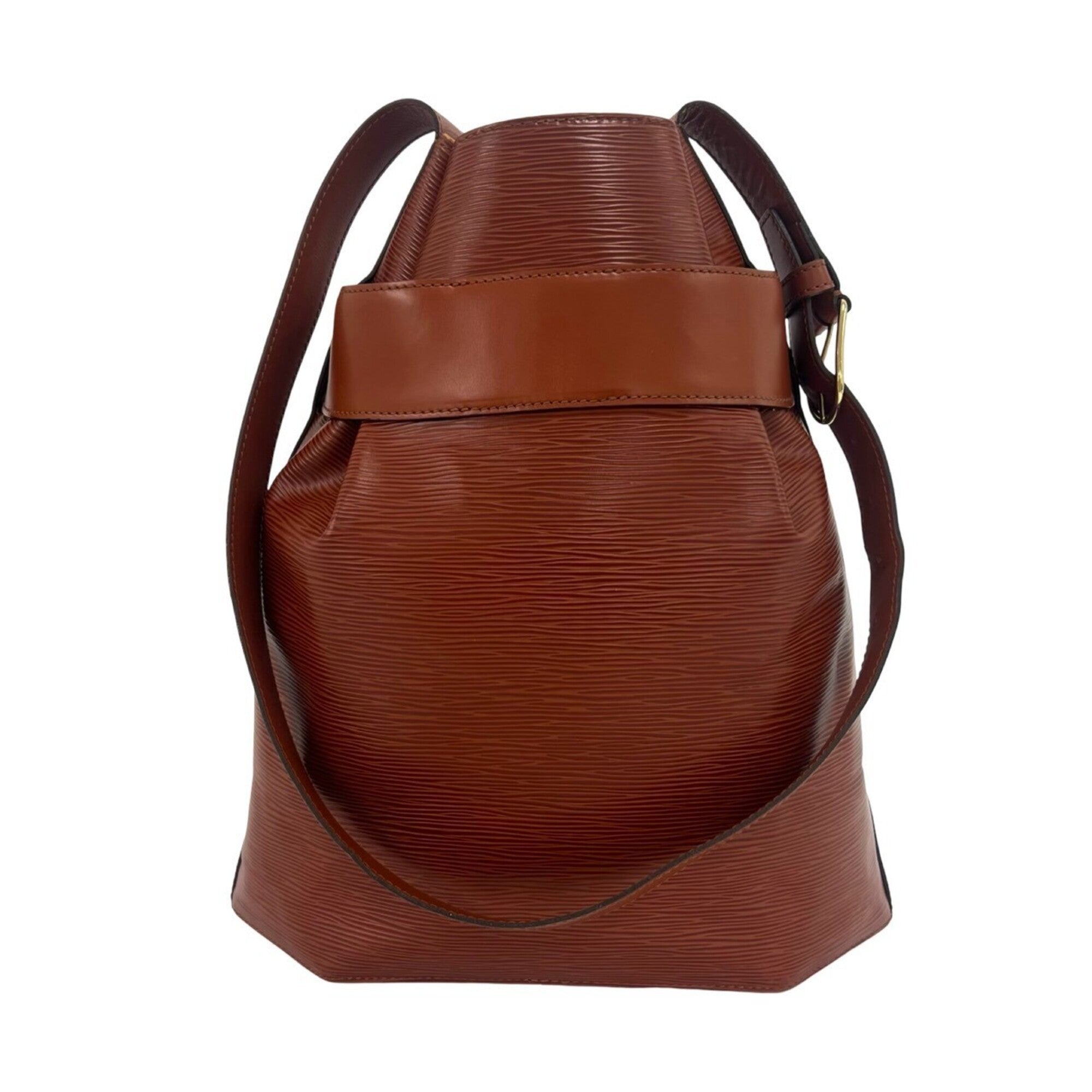 Louis Vuitton Brown Leather Shoulder Bag (Pre-Owned)