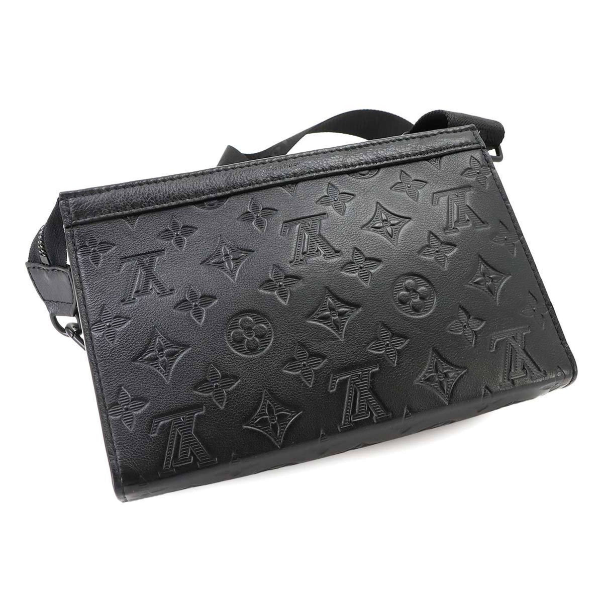 Louis Vuitton Black Monogram Shadow Handbag Shoulder Bag (Pre-Owned)