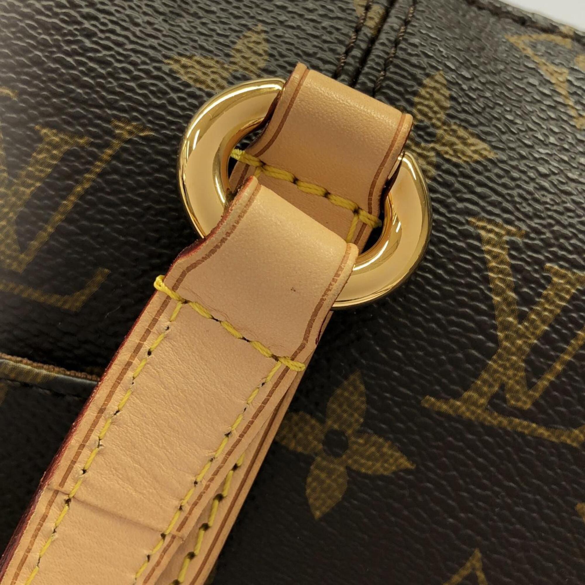 Louis Vuitton Marron Coated Canvas Handbag (Pre-Owned)