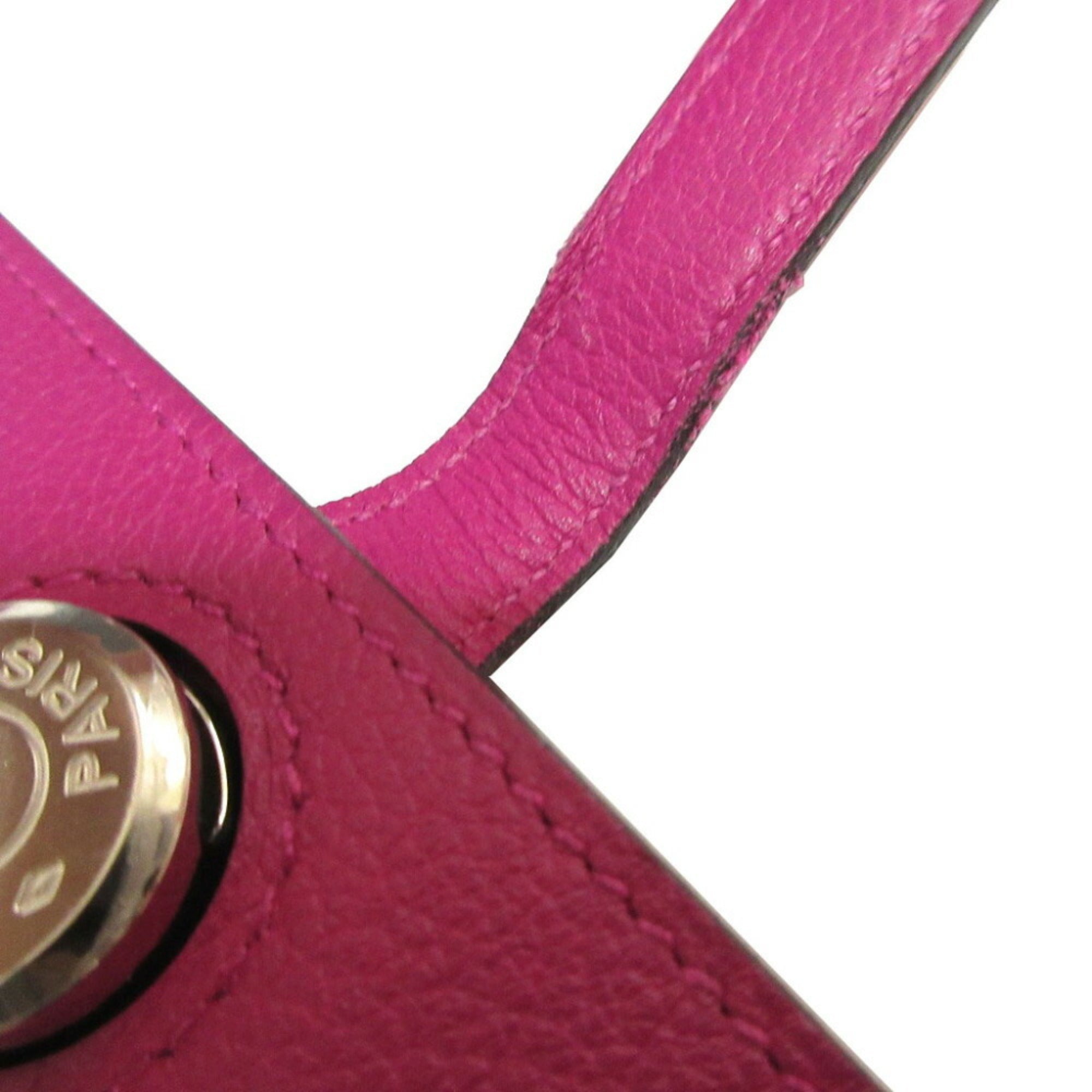 Hermes Rose Purple Leather Long Wallet (Bi-Fold) (Pre-Owned)