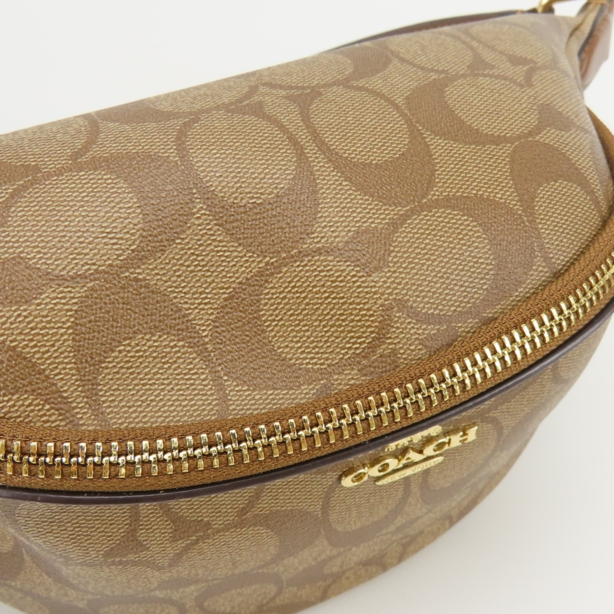 Coach Brown Pvc Leather Sling Bag (Pre-Owned)