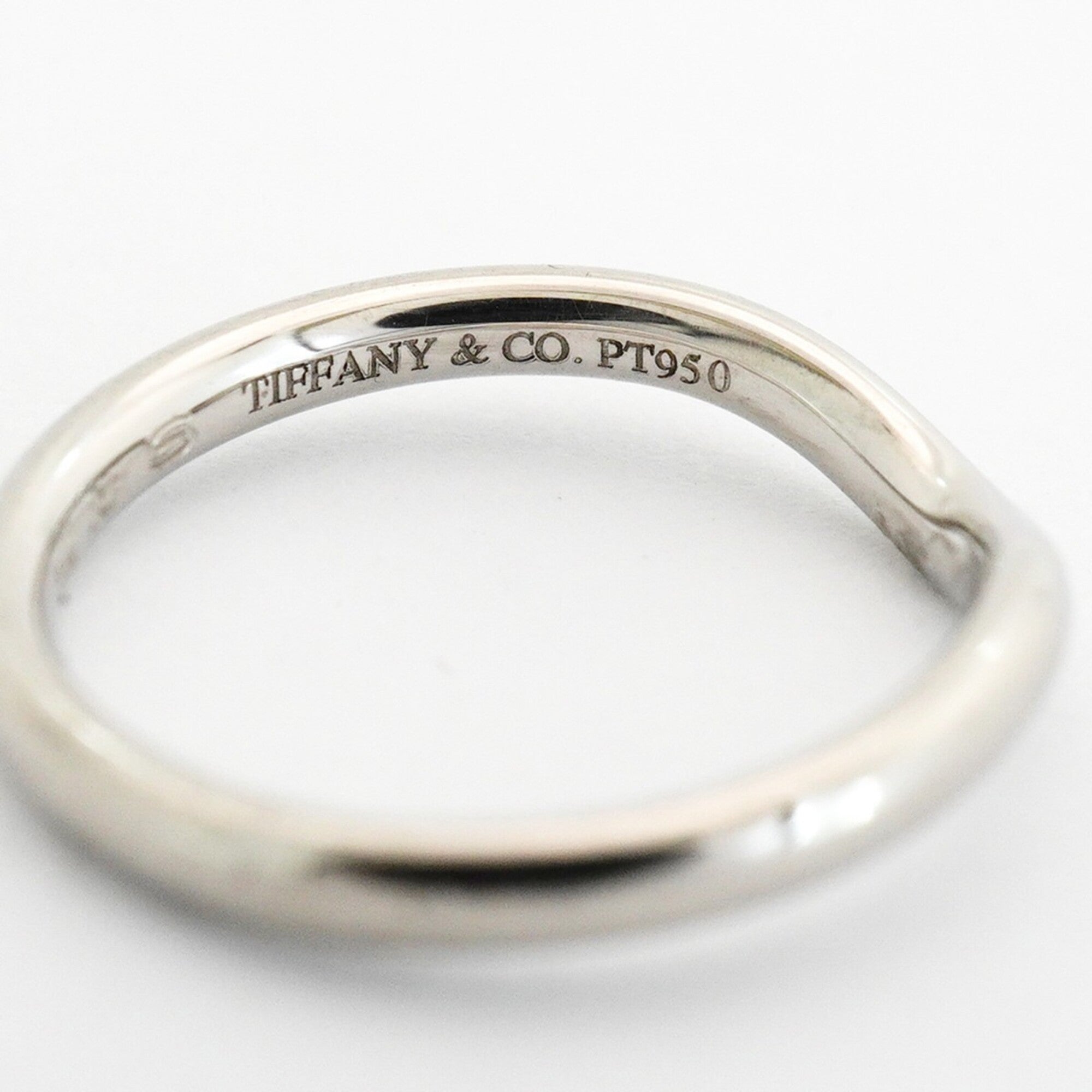 Tiffany Platinum 950 Band Ring (Pre-Owned)