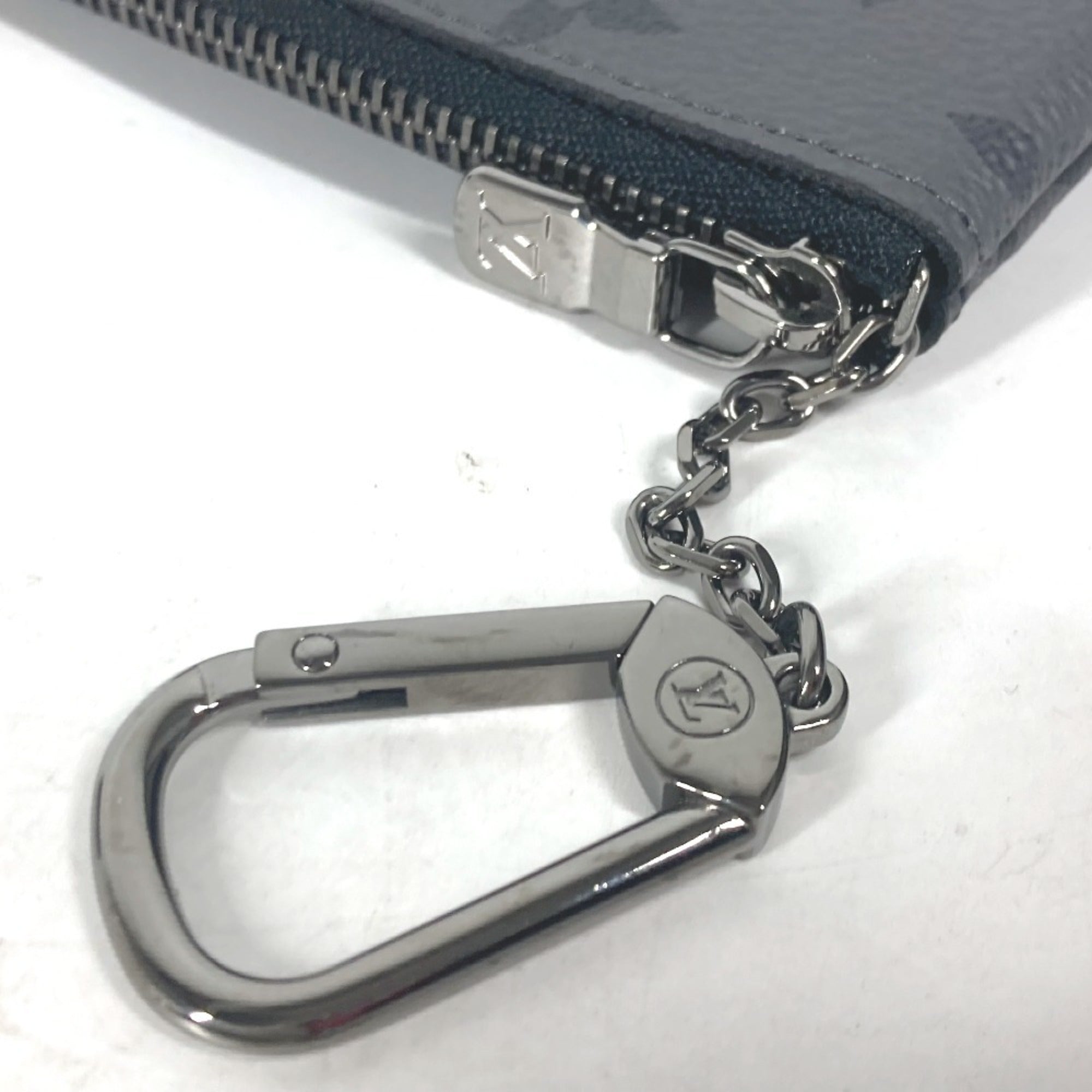 Louis Vuitton Black Monogram Eclipse Coin Purse/Coin Case (Pre-Owned)