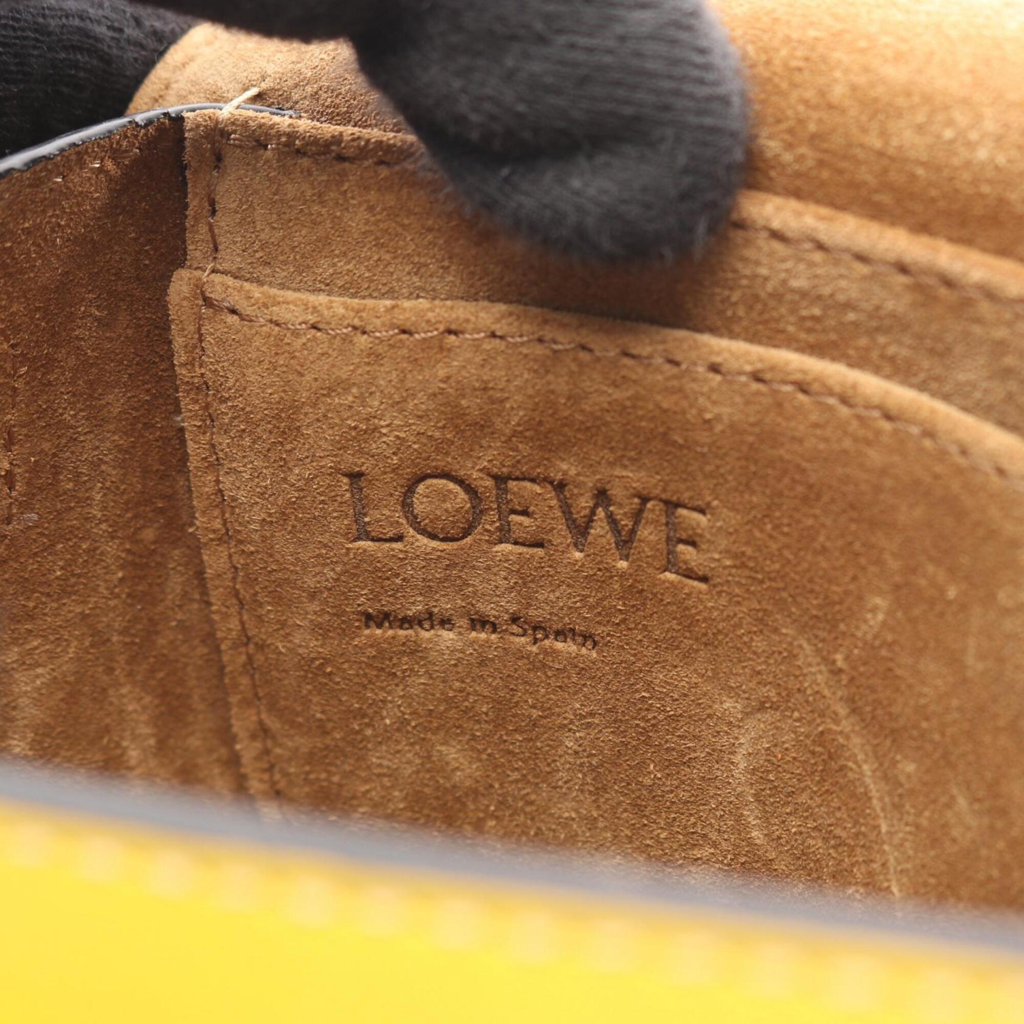 Loewe Yellow Leather Fanny Pack Handbag Sling Bag (Pre-Owned)