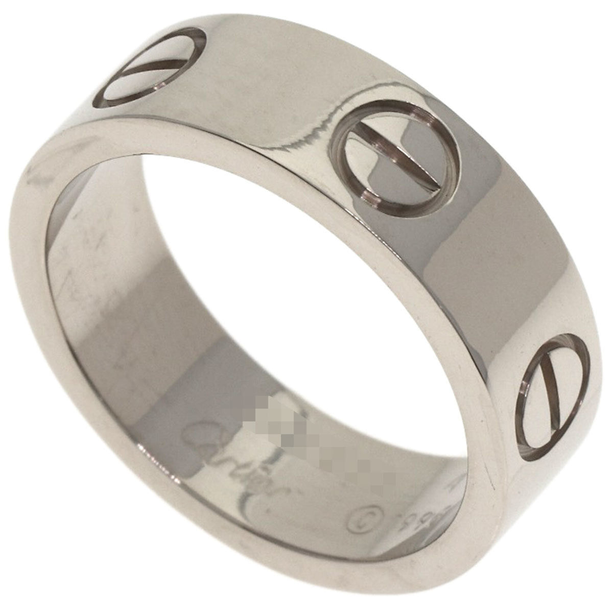 Cartier Love White Gold (18K) Band Ring (Pre-Owned)