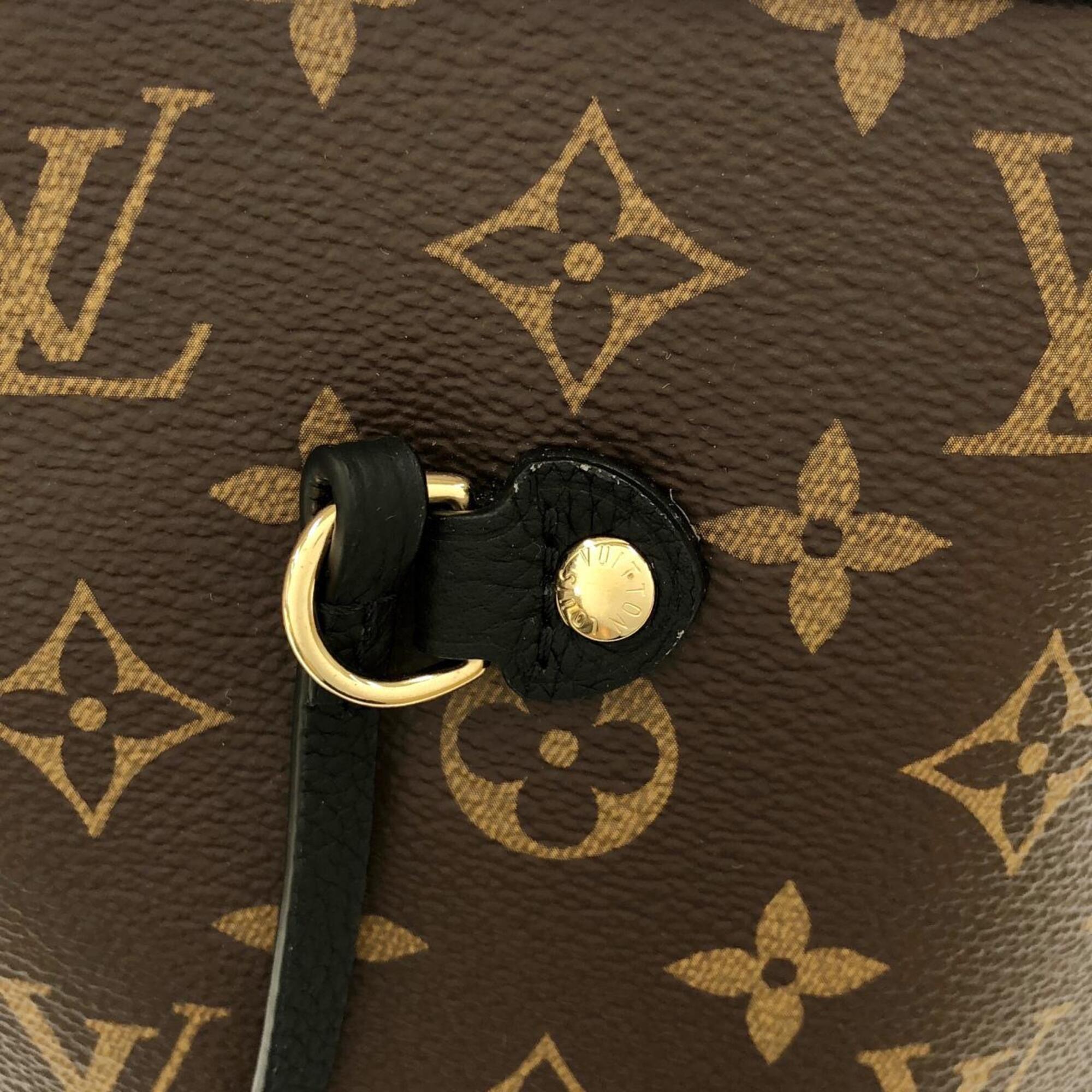 Louis Vuitton Brown Coated Canvas Leather Handbag (Pre-Owned)