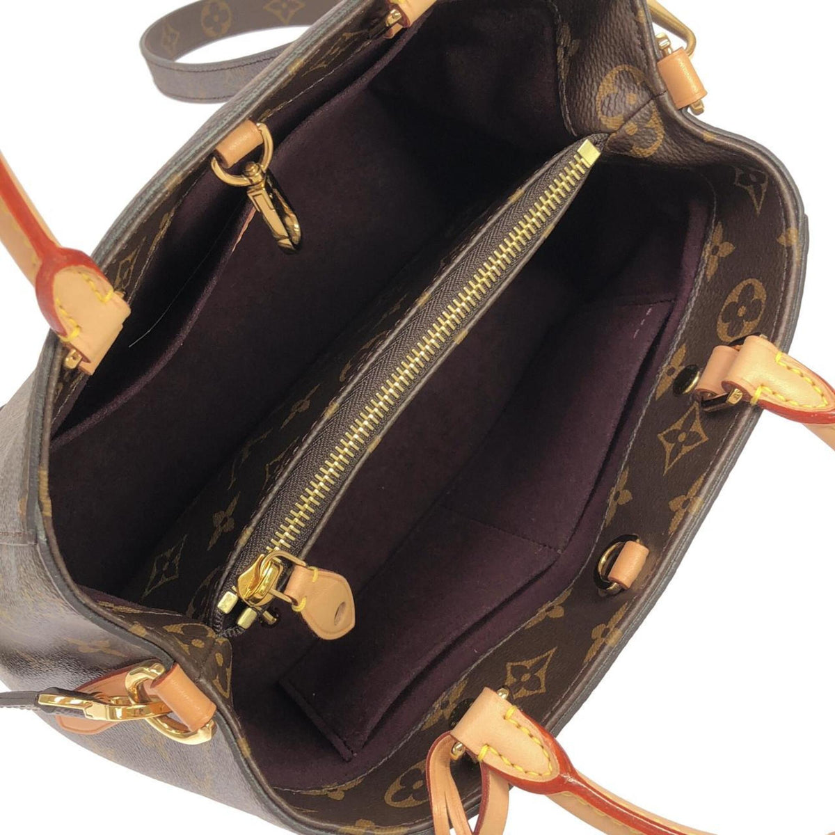 Louis Vuitton Brown Coated Canvas Handbag (Pre-Owned)