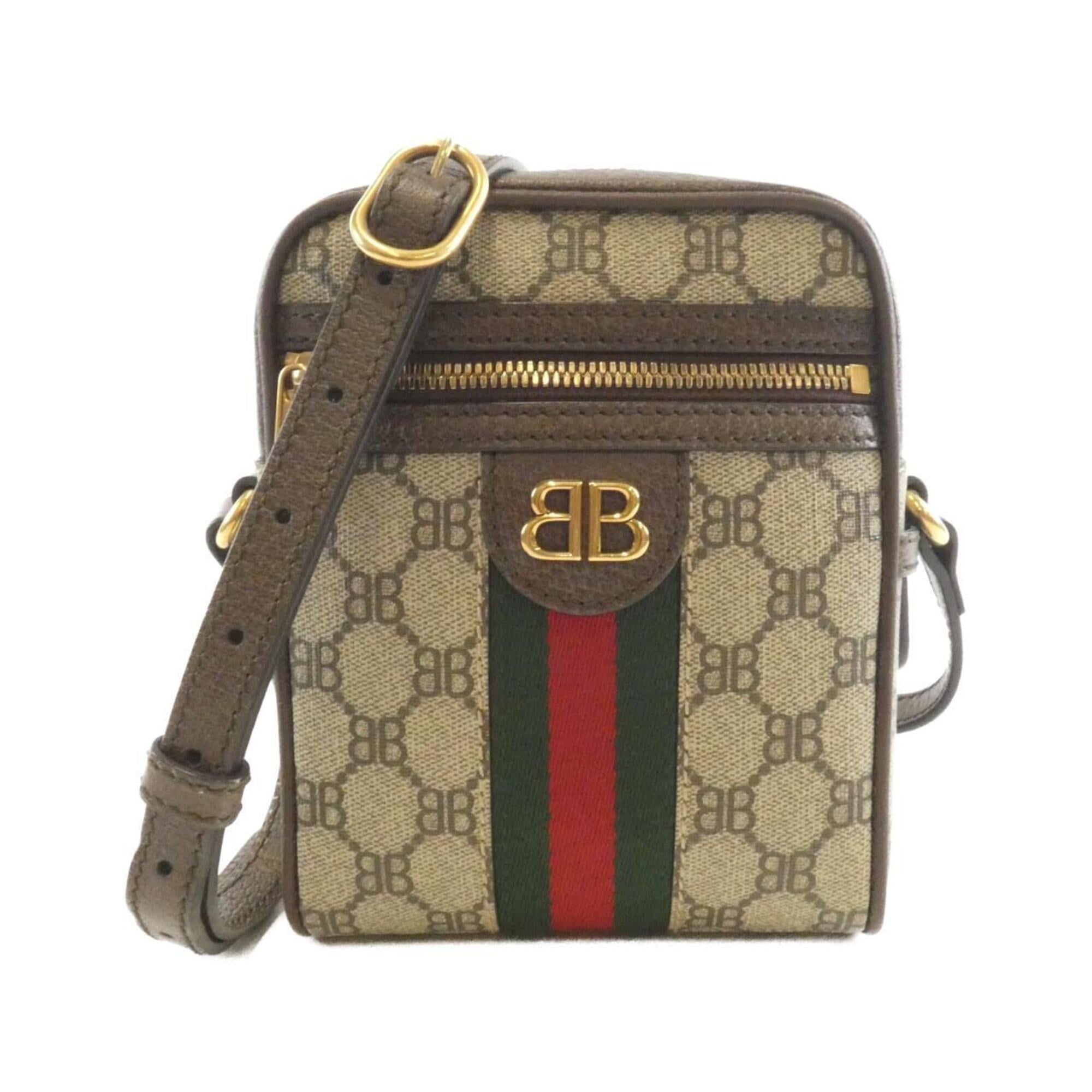 Balenciaga Beige Coated Canvas Handbag Shoulder Bag (Pre-Owned)