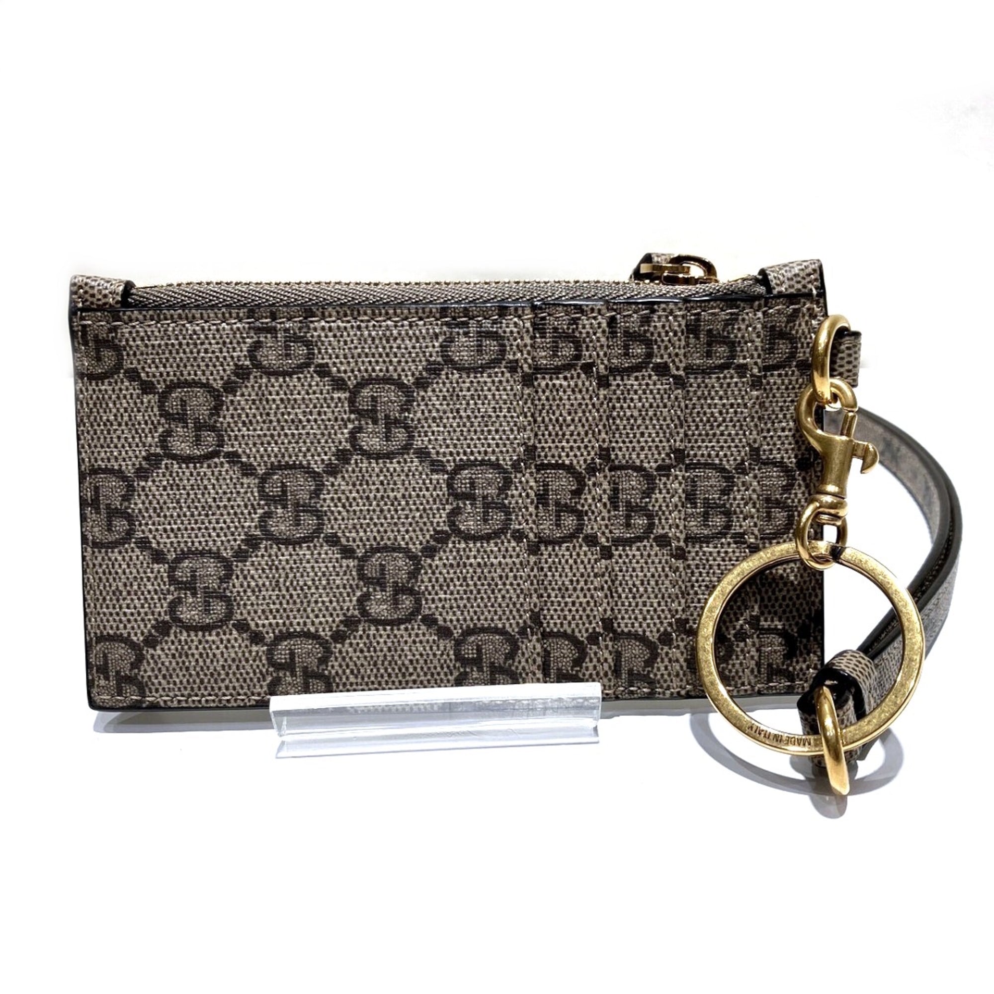 Gucci Brown Pvc Coin Purse/Coin Case (Pre-Owned)