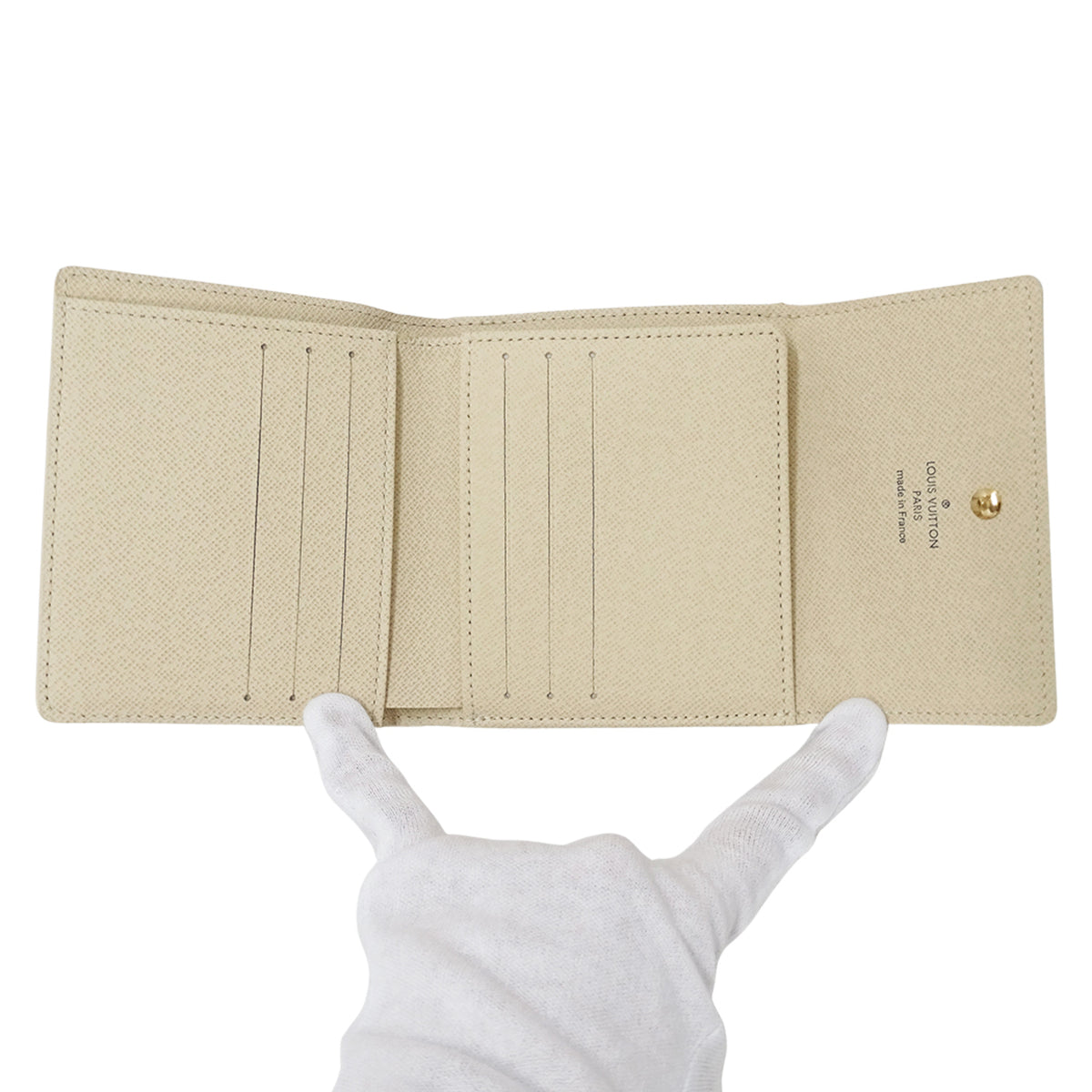 Louis Vuitton Damier Azur White Damier Azur Wallet (Bi-Fold) (Pre-Owned)
