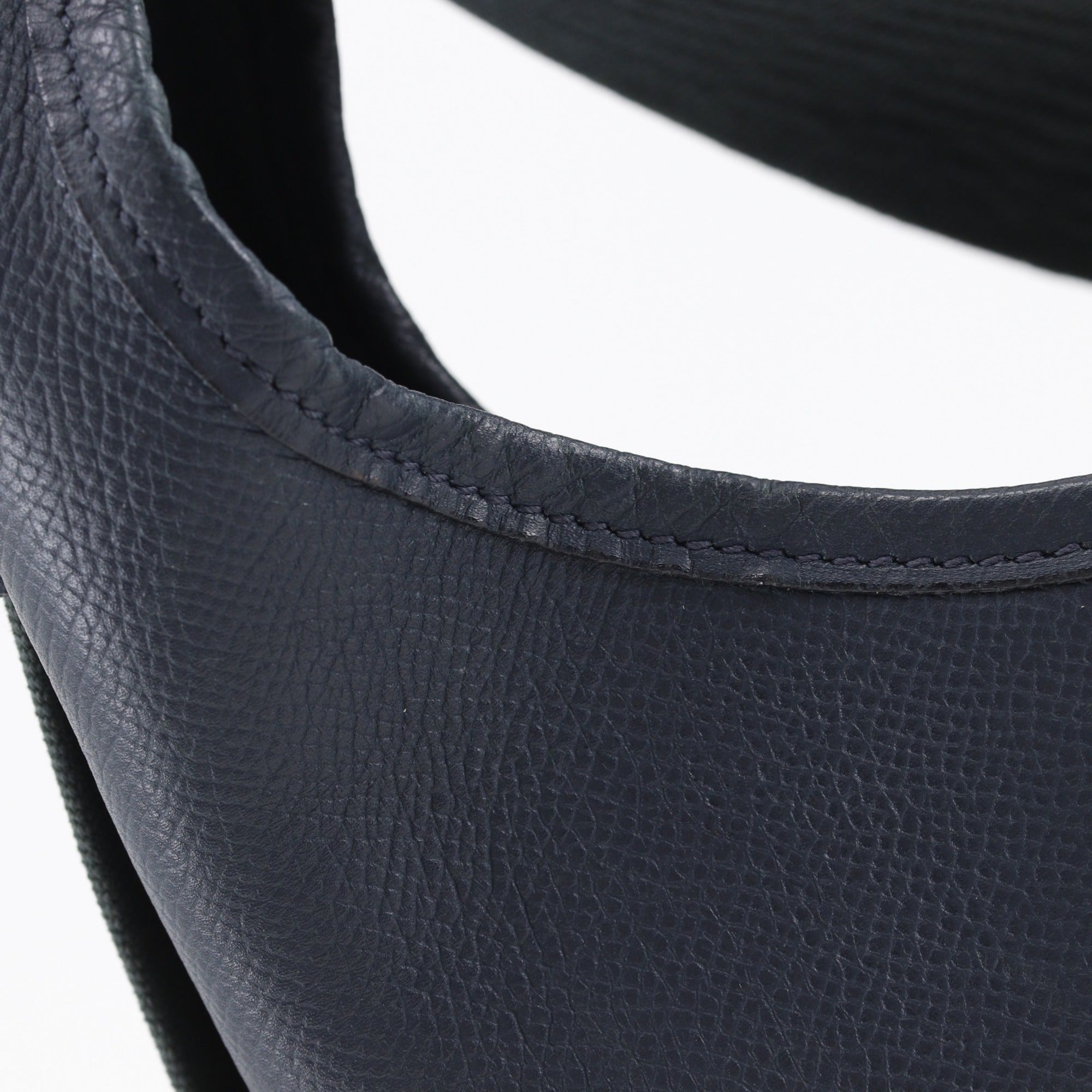 Hermes Black Courchevel Leather Shoulder Bag (Pre-Owned)
