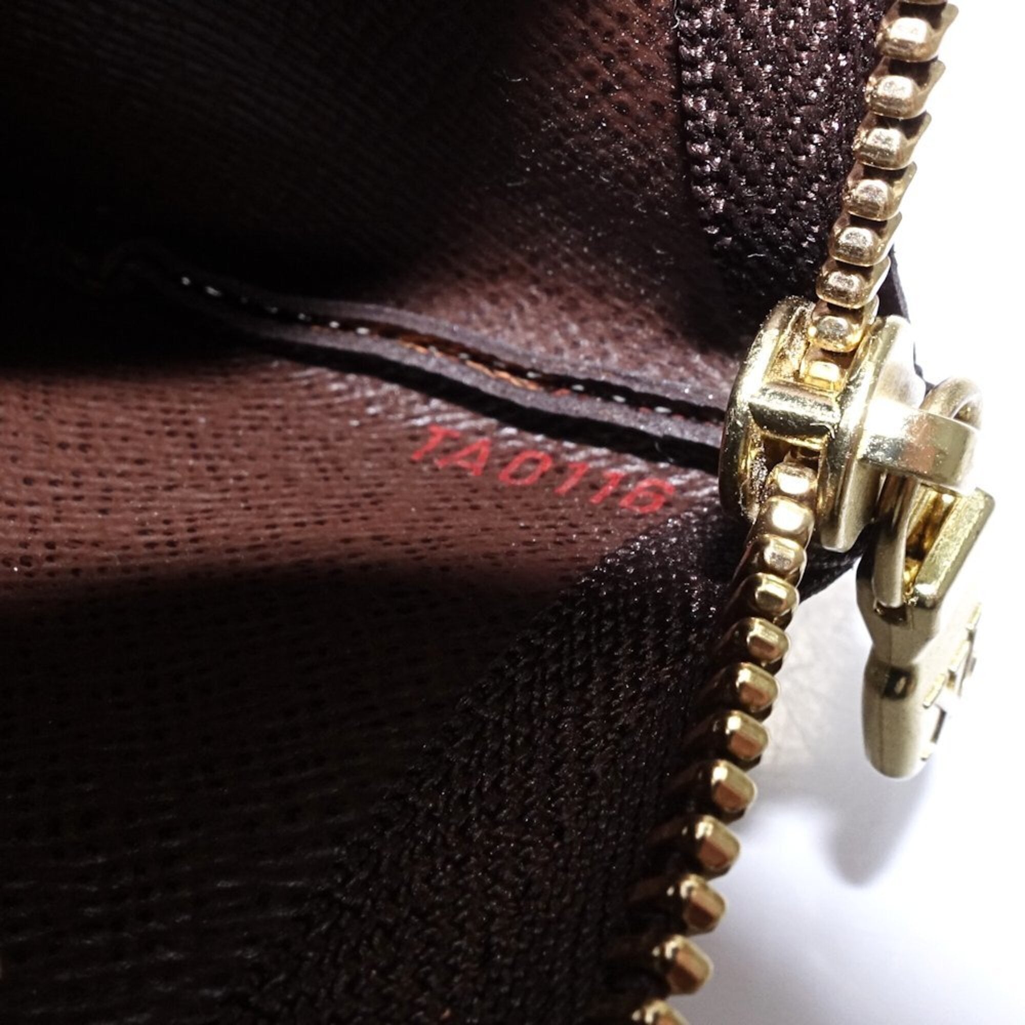 Louis Vuitton Ebene Damier Canvas Coin Purse/Coin Case (Pre-Owned)