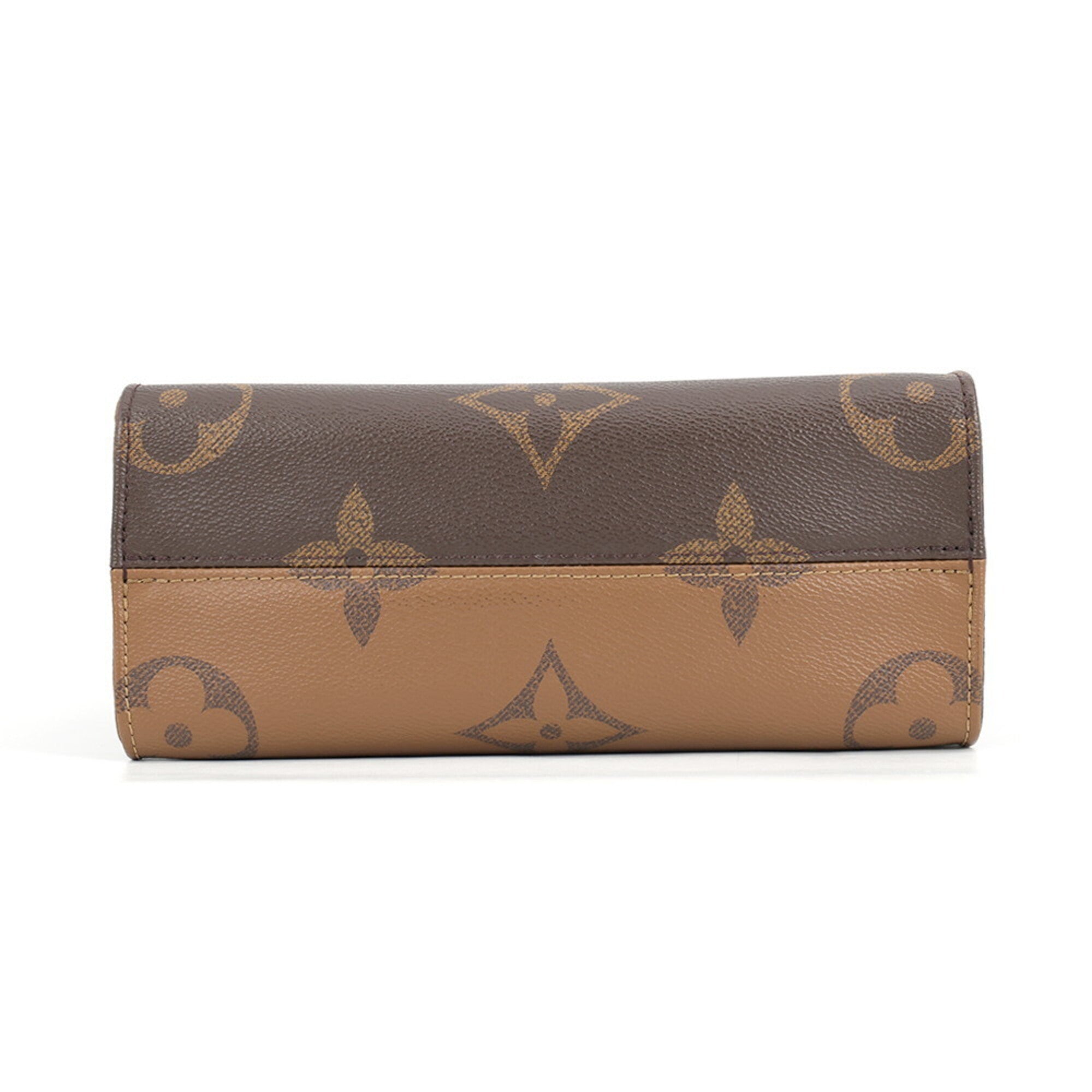 Louis Vuitton Red Color Monogram Reverse Handbag (Pre-Owned)