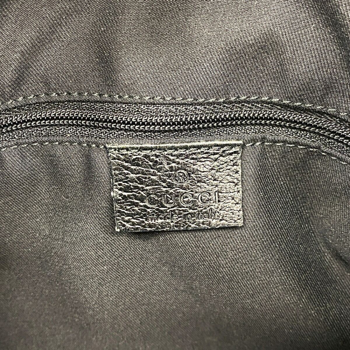 Gucci Black Canvas Handbag (Pre-Owned)