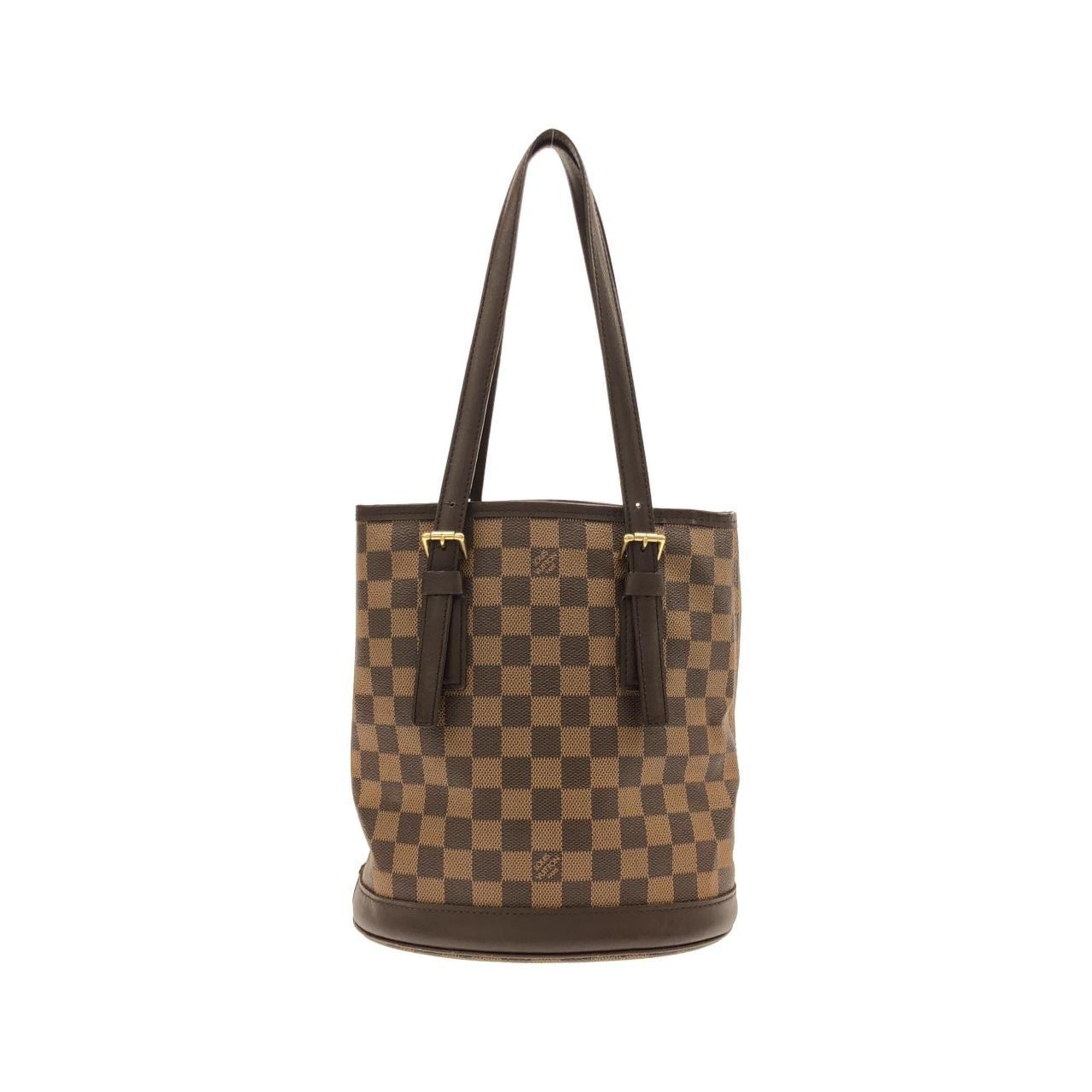 Louis Vuitton Ebene Coated Canvas Pouch Shoulder Bag (Pre-Owned)