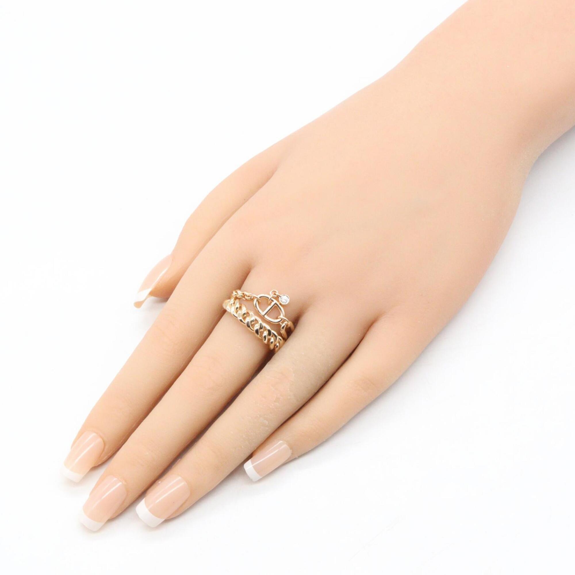 Hermes Pink Gold Pink Gold (18K) Band Ring (Pre-Owned)