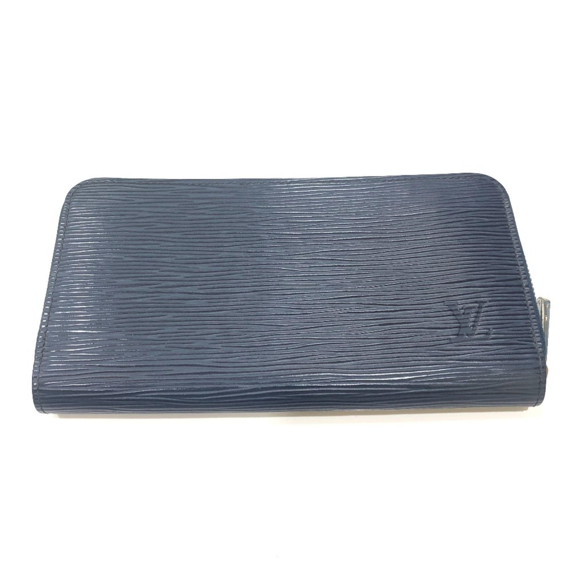 Louis Vuitton Epi Blue Epi Leather Long Wallet (Bi-Fold) (Pre-Owned)