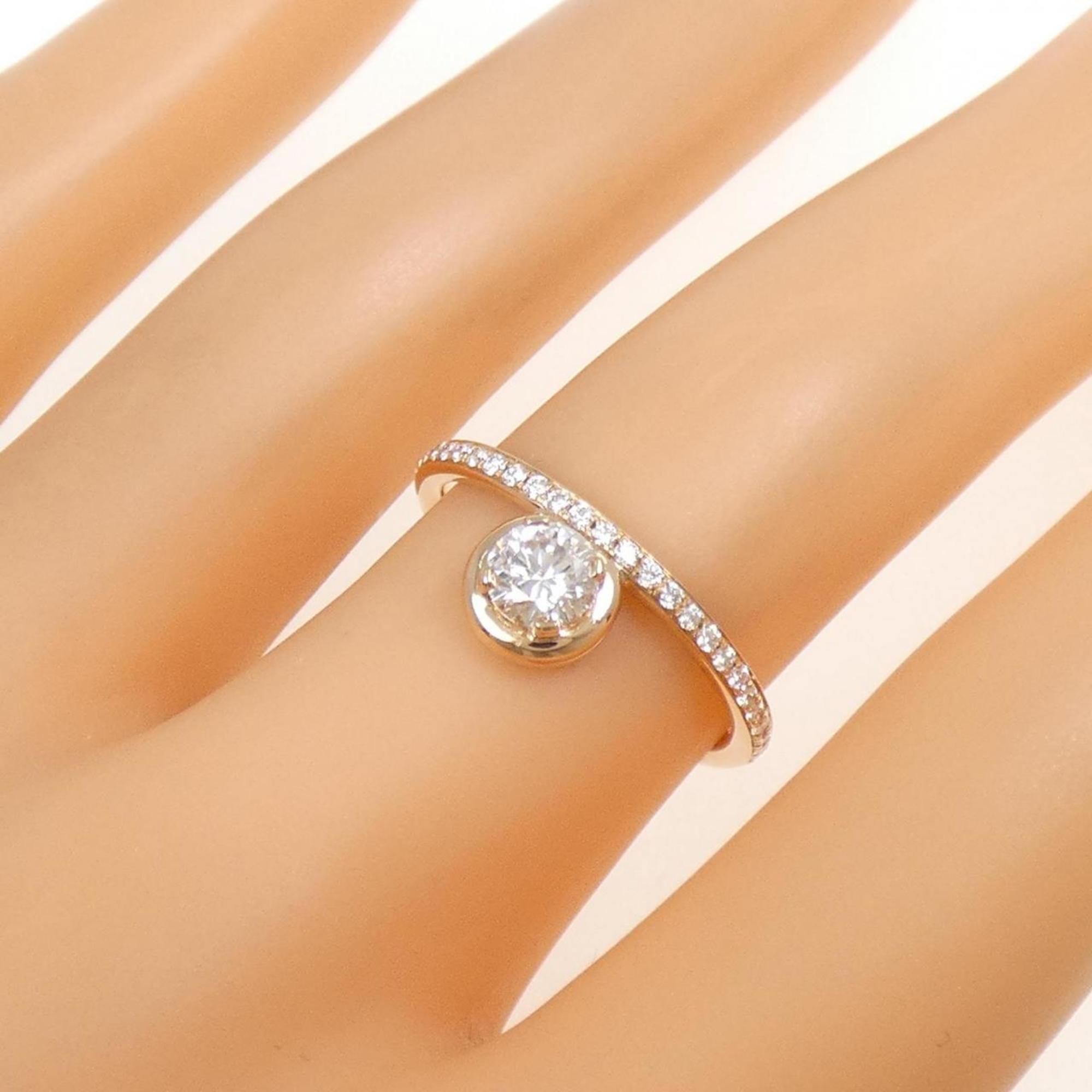 Hermes Pink Gold (18K) Band Ring (Pre-Owned)