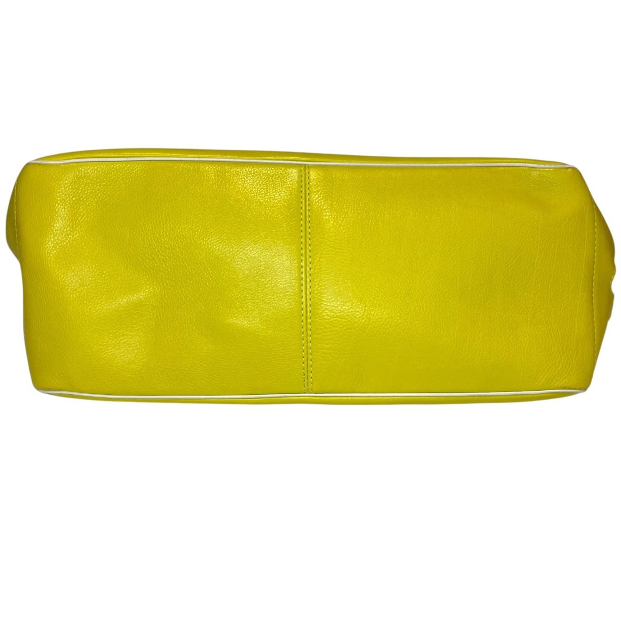 Celine Lemon Yellow Leather Handbag (Pre-Owned)