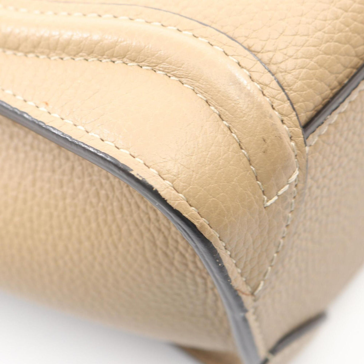 Celine Beige Leather Handbag (Pre-Owned)