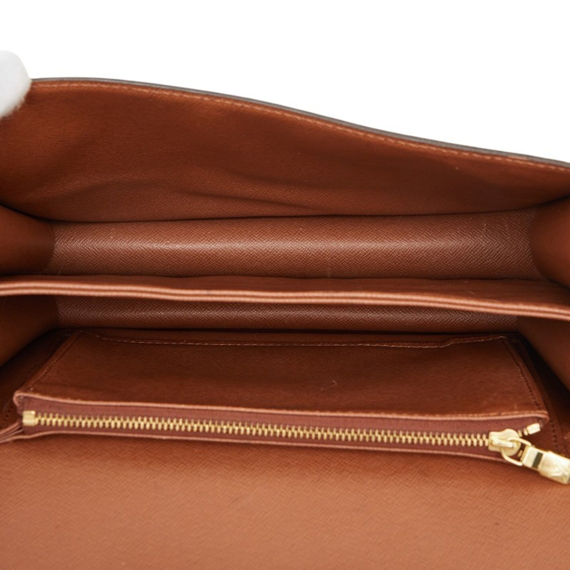Louis Vuitton Brown Pvc Leather Shoulder Bag (Pre-Owned)