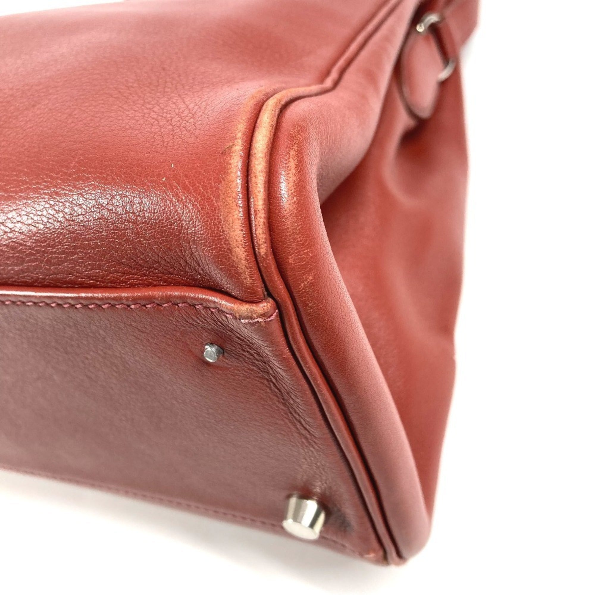 Hermes Kelly Brown Leather Shoulder Bag (Pre-Owned)