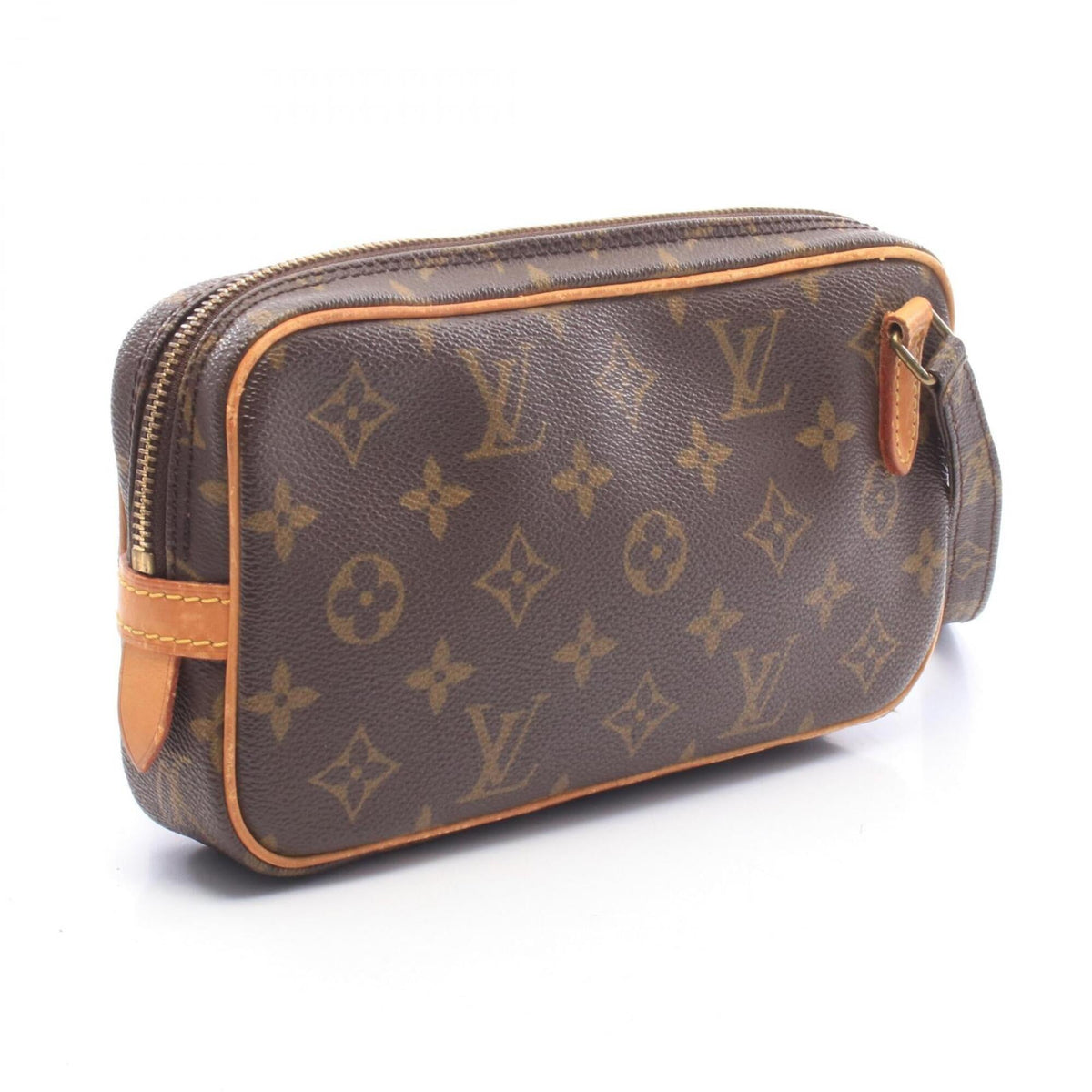 Louis Vuitton Brown Pvc Leather Handbag Shoulder Bag (Pre-Owned)