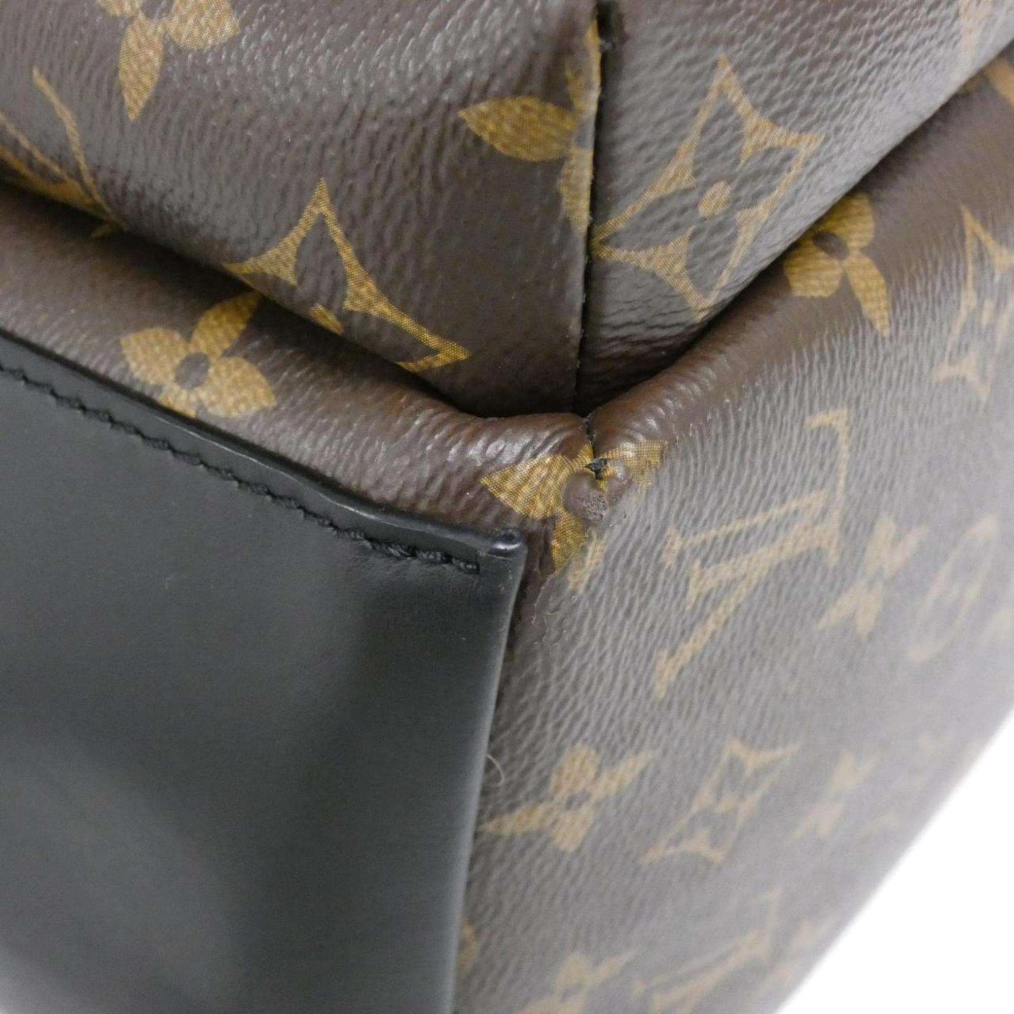 Louis Vuitton Monogram Macassar Marron Coated Canvas Backpack (Pre-Owned)