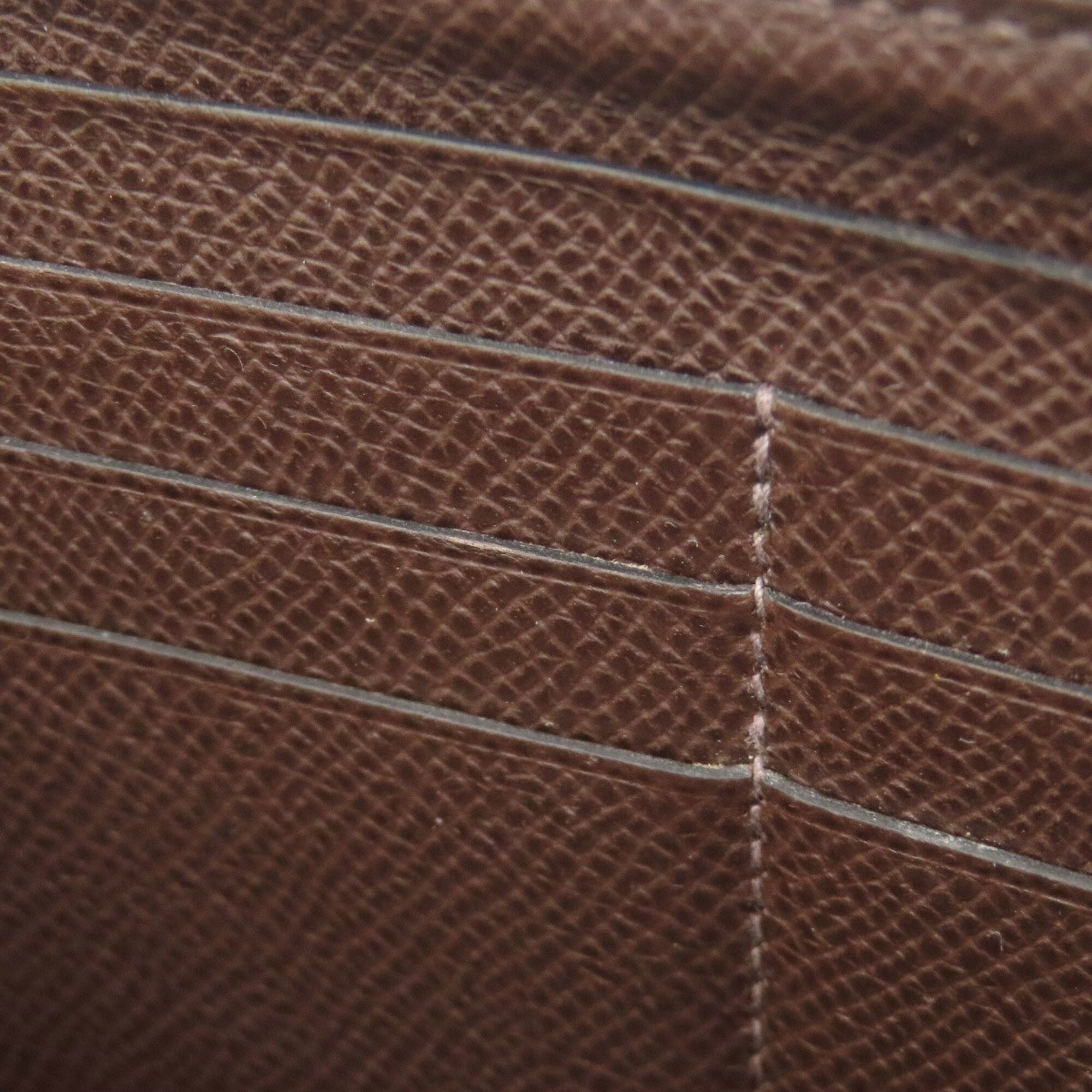Hermes Azap Dark Brown Epsom Leather Long Wallet (Bi-Fold) (Pre-Owned)