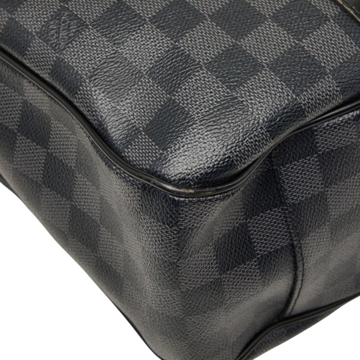 Louis Vuitton Damier Graphite Black Gray Pvc Leather Shoulder Bag (Pre-Owned)