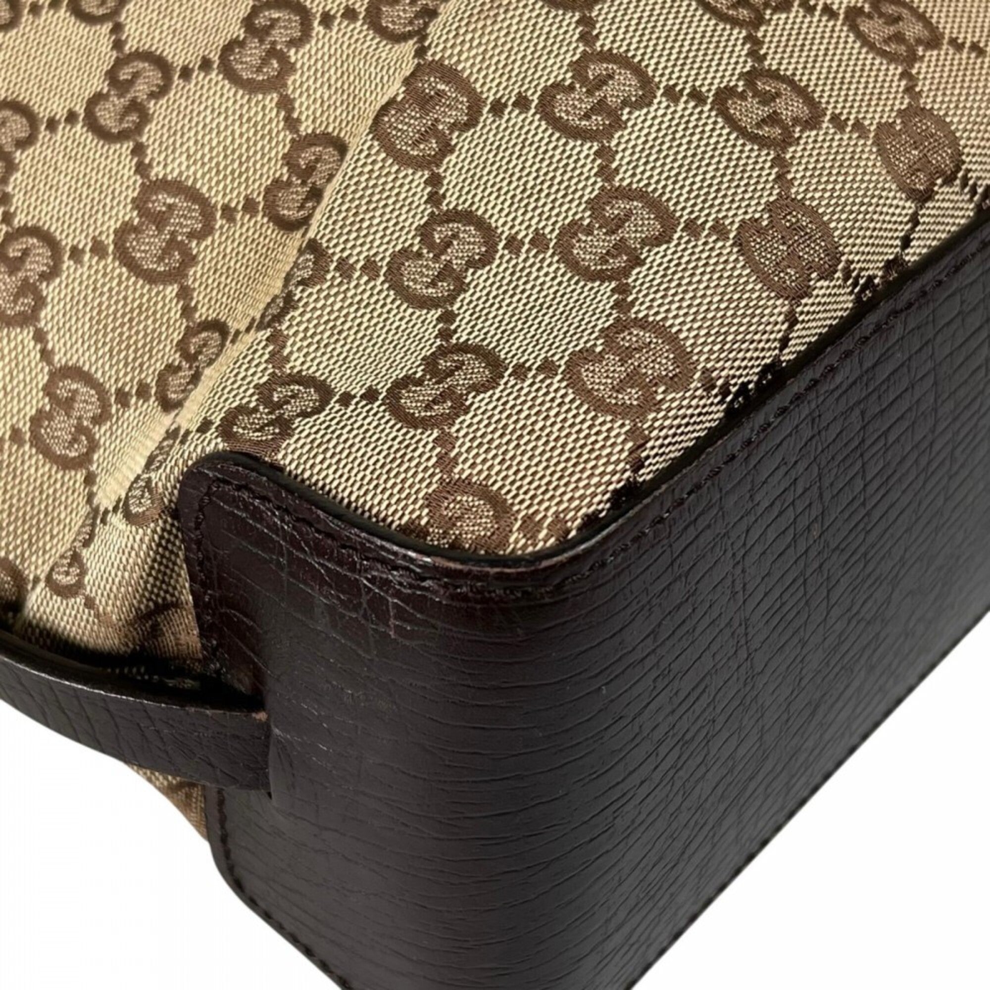 Gucci Brown Gg Canvas Handbag (Pre-Owned)