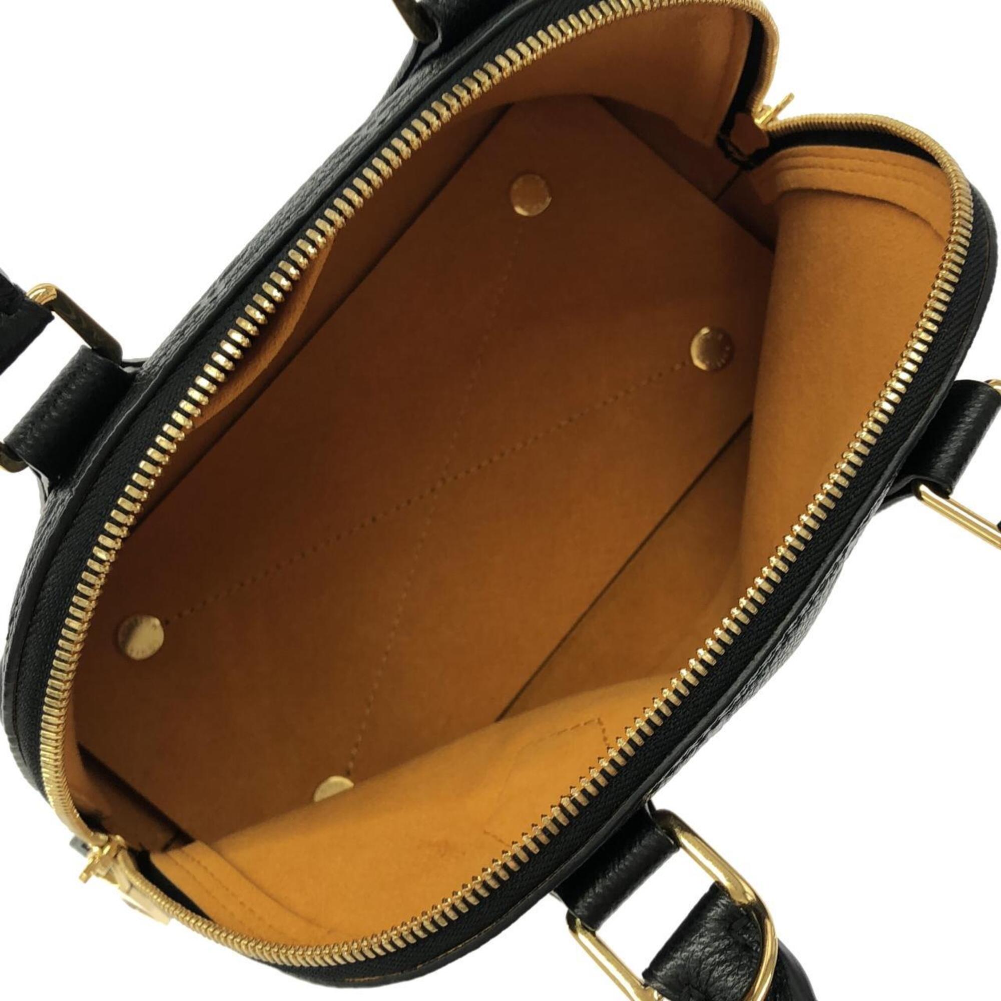Louis Vuitton Black Leather Handbag (Pre-Owned)